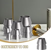 Vista 3 de Housoutil 7 Uds. Accesorios para exteriores, herramientas para madera, cónica, mango de hacha, mango de hacha de madera, cuñas de refuerzo