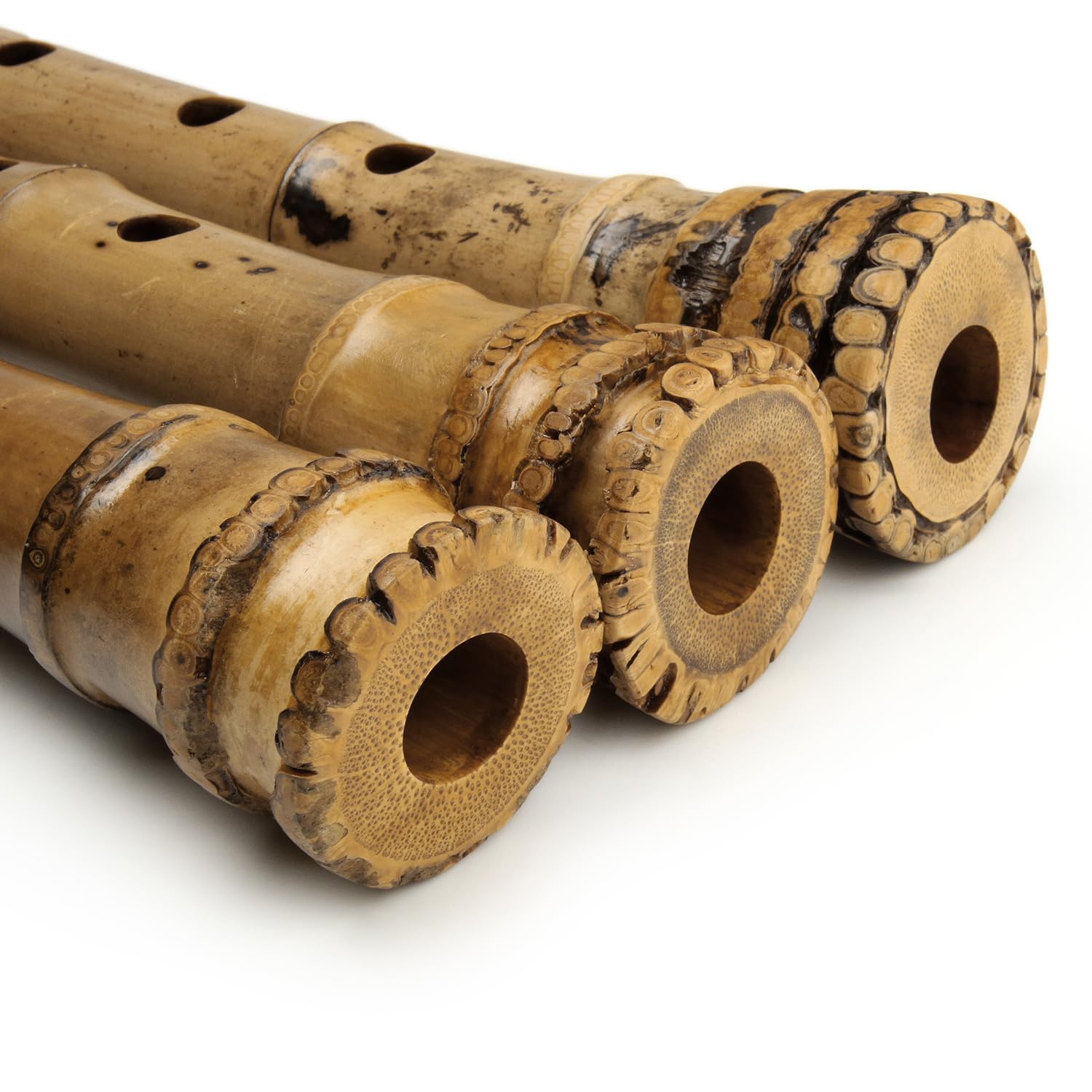 Strumento musicale tradizionale D Key 5 fori in stile giapponese Shakuhachi D/E strumenti musicali flauto in bambù con radice strumento a fiato (1,6 chiave E)