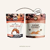 Vista 10 de Smart Cookie Golosinas para Perros Completamente Naturales - Camarones y Coco - Golosinas para Entrenar Perros con Alergias, Estómagos Sensibles
