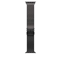 Apple Watch Band – Loop in maglia milanese – 49 mm – Nero – Small