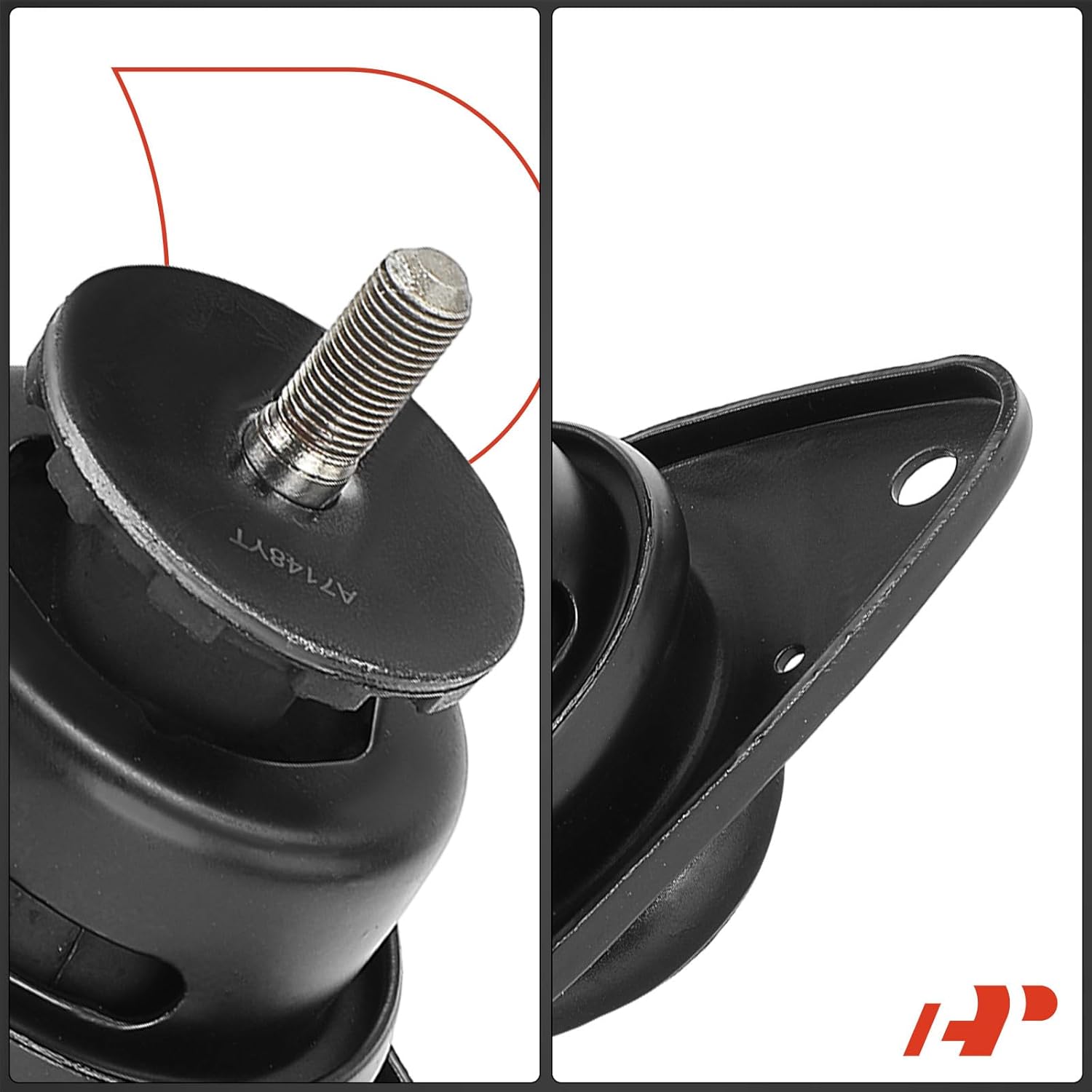 A-Premium 2PCS Front Engine Motor Mount Kit Compatible with Kia Forte 2010-2013, Forte Koup 2010-2013, Forte5 2012-2013, Automatic Transmission