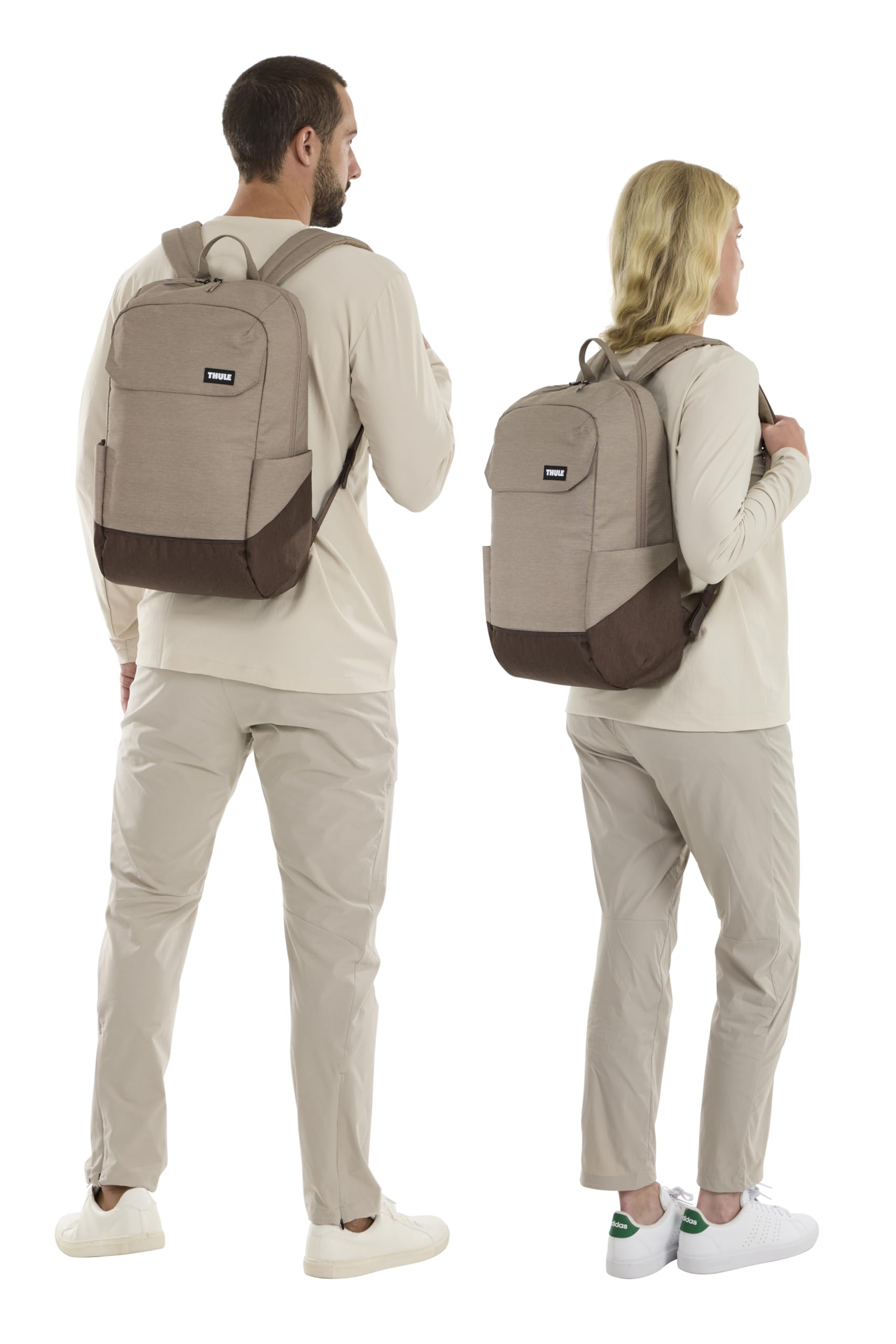Thule Lithos - Mochila de 20 L, bolsillo acolchado para portátil de 16”, organizador de bolsillo frontal, compartimento de almacenamiento grande, bolsillo lateral para botellas