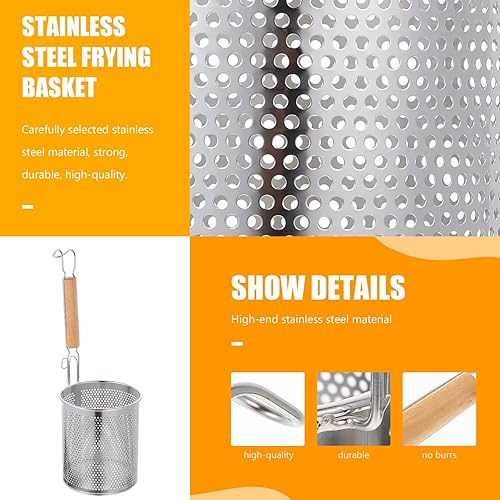 Miniatura 5 de Filtro de café Colador de malla fina de acero inoxidable para pasta, cesta de pasta de malla, araña, albóndiga, fideos, colador, cocina, tamiz fino,