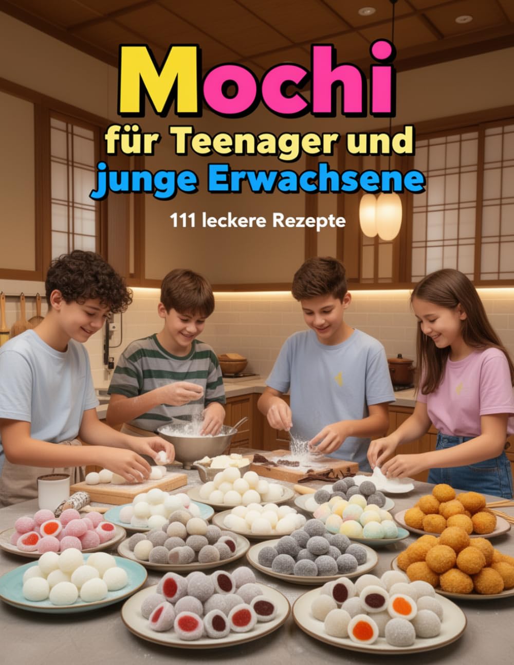 Mochi für Teenager & junge Erwachsene - 111 leckere Rezepte: Fruchtig, Cremig, Schokoladig, Herzhaft & Frittiert | Food-Trend zum Selbermachen (Kochen & Backen für Teenanger und junge Erwachsene)