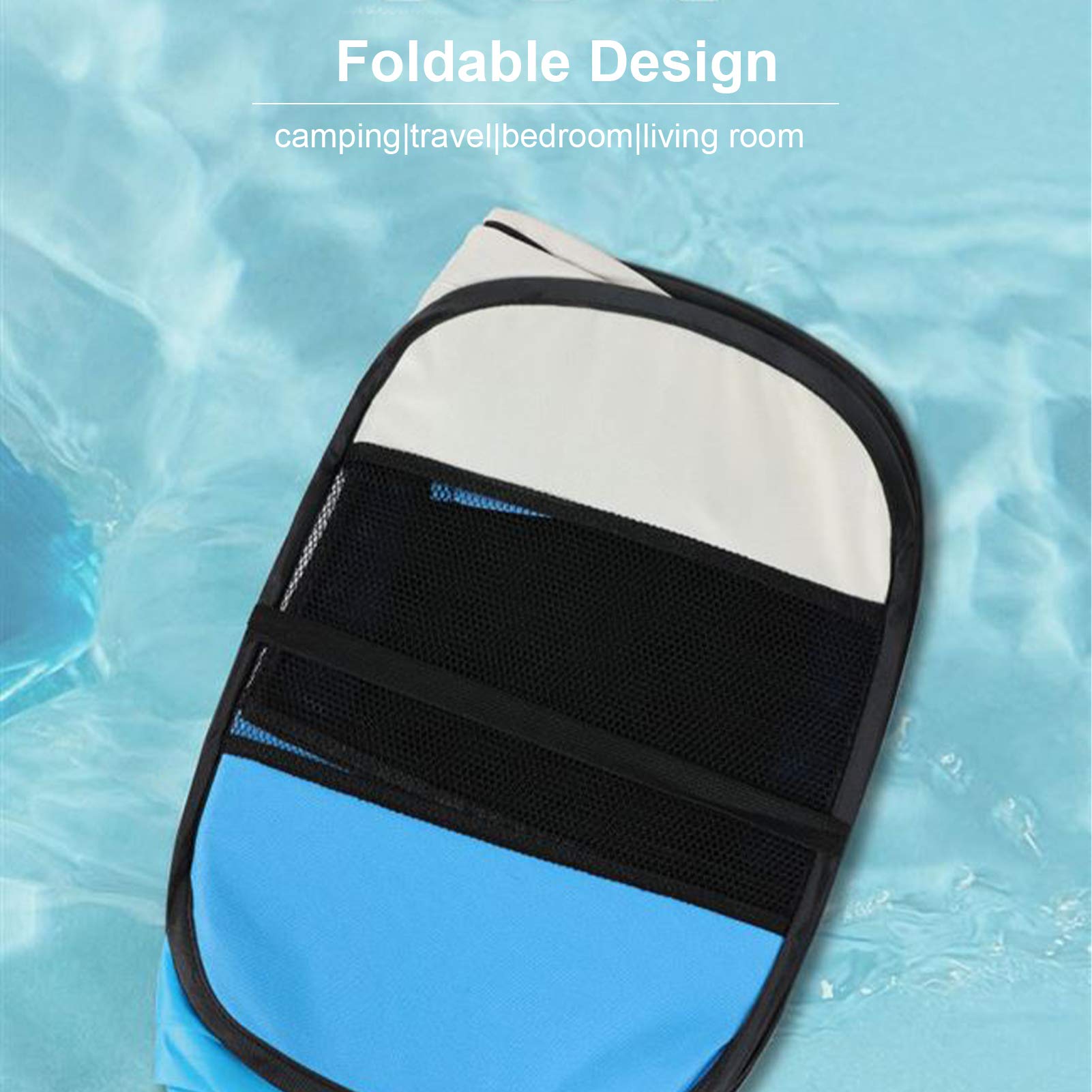 Corralito portátil plegable para mascotas, para gatos, perros, malla de PVC, viajes, camping, uso en interiores, ejercicio, caseta, parque infantil, funda de transporte
