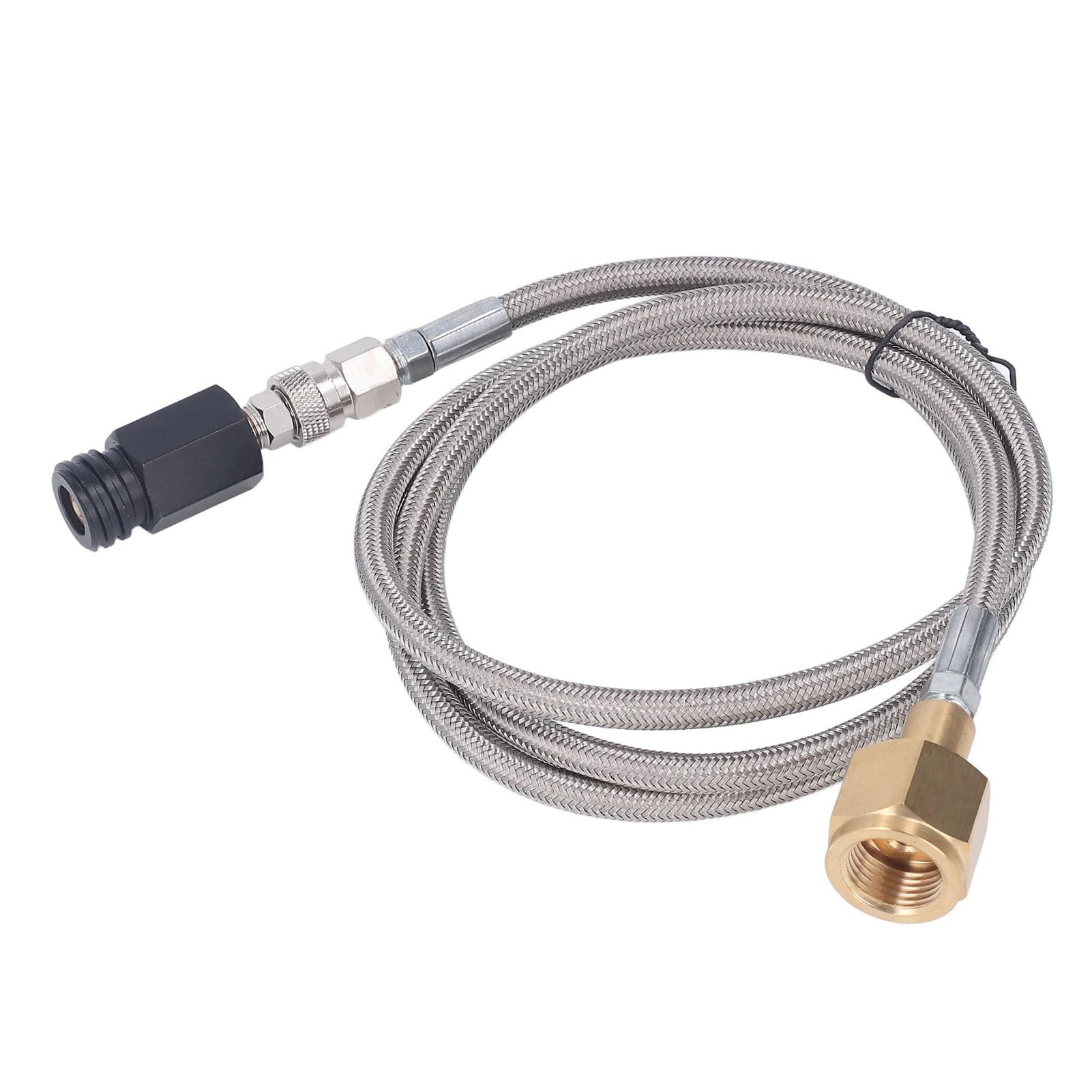 Alomejor Soda Refill Adapter with Durable 60in Hose (Wąż ze stali