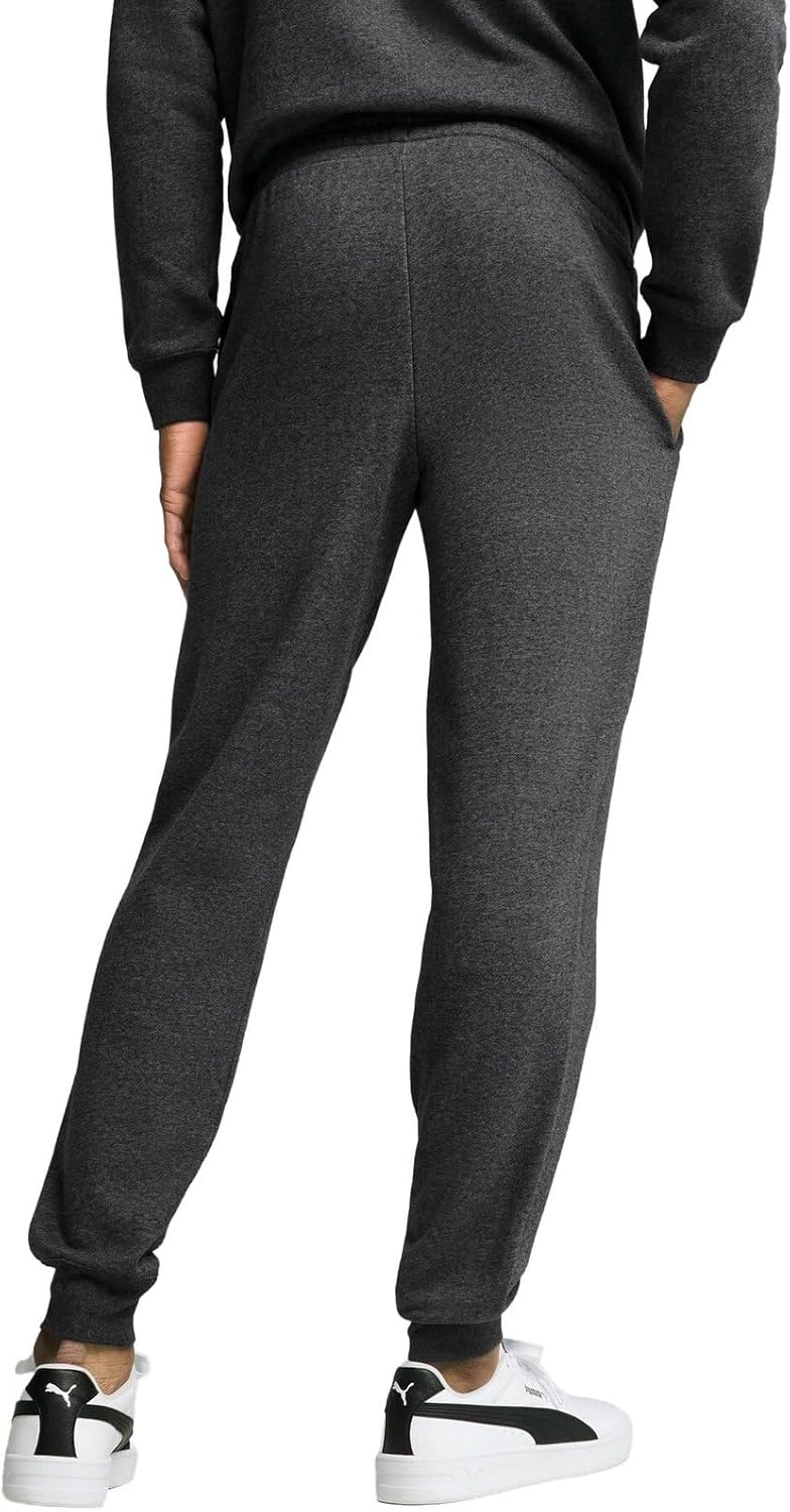 PUMA Mens Essentials Slim Fit Drawstring Sweatpants Casual - Grey - Image 3