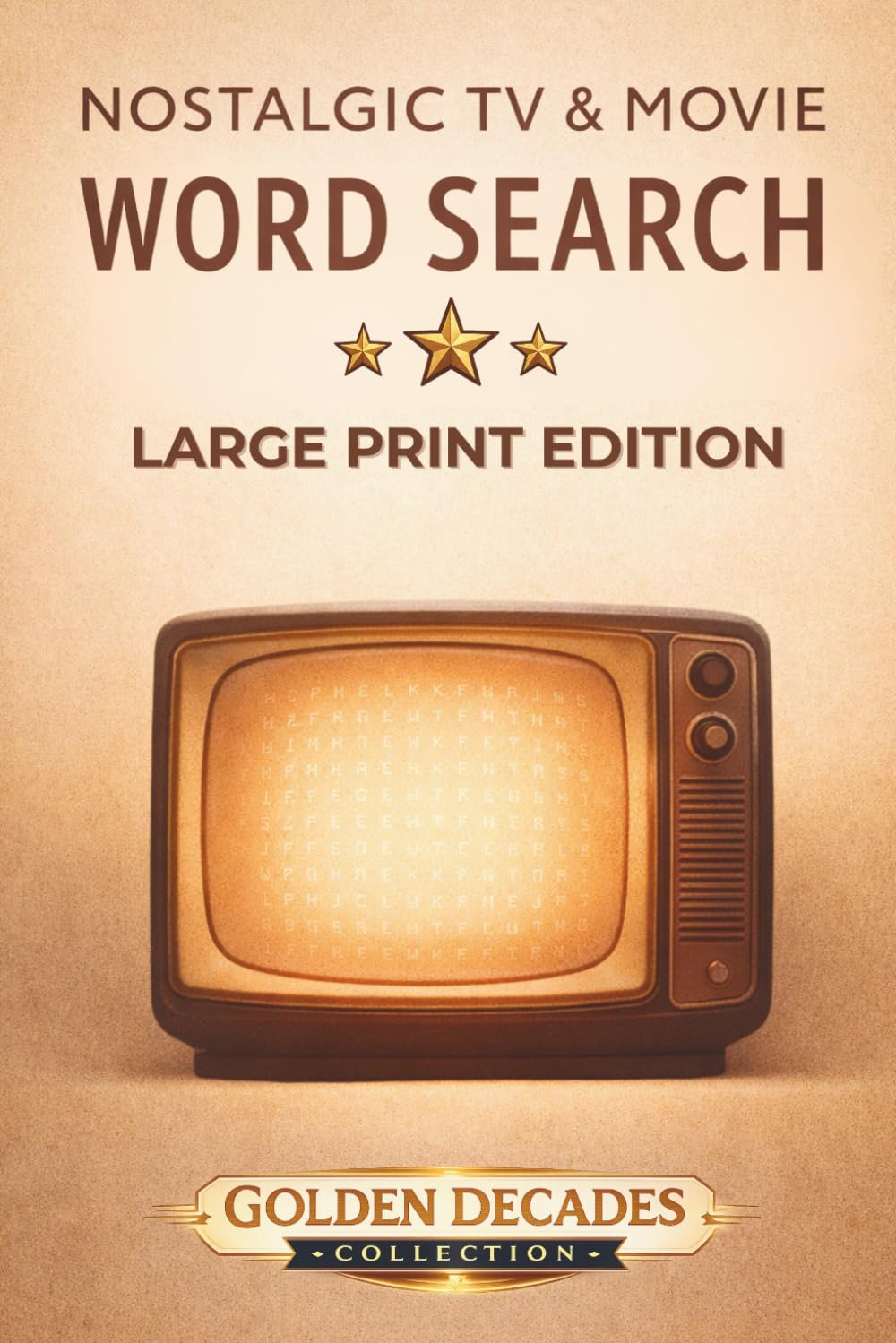 Nostalgic TV & Movie Word Search: Word Search Puzzles with Easy to Read Large Print about Classic TV Shows, Movies, Retro Nostalgia and More | 6x9, ... Relaxation (Golden Decades Puzzle Collection)