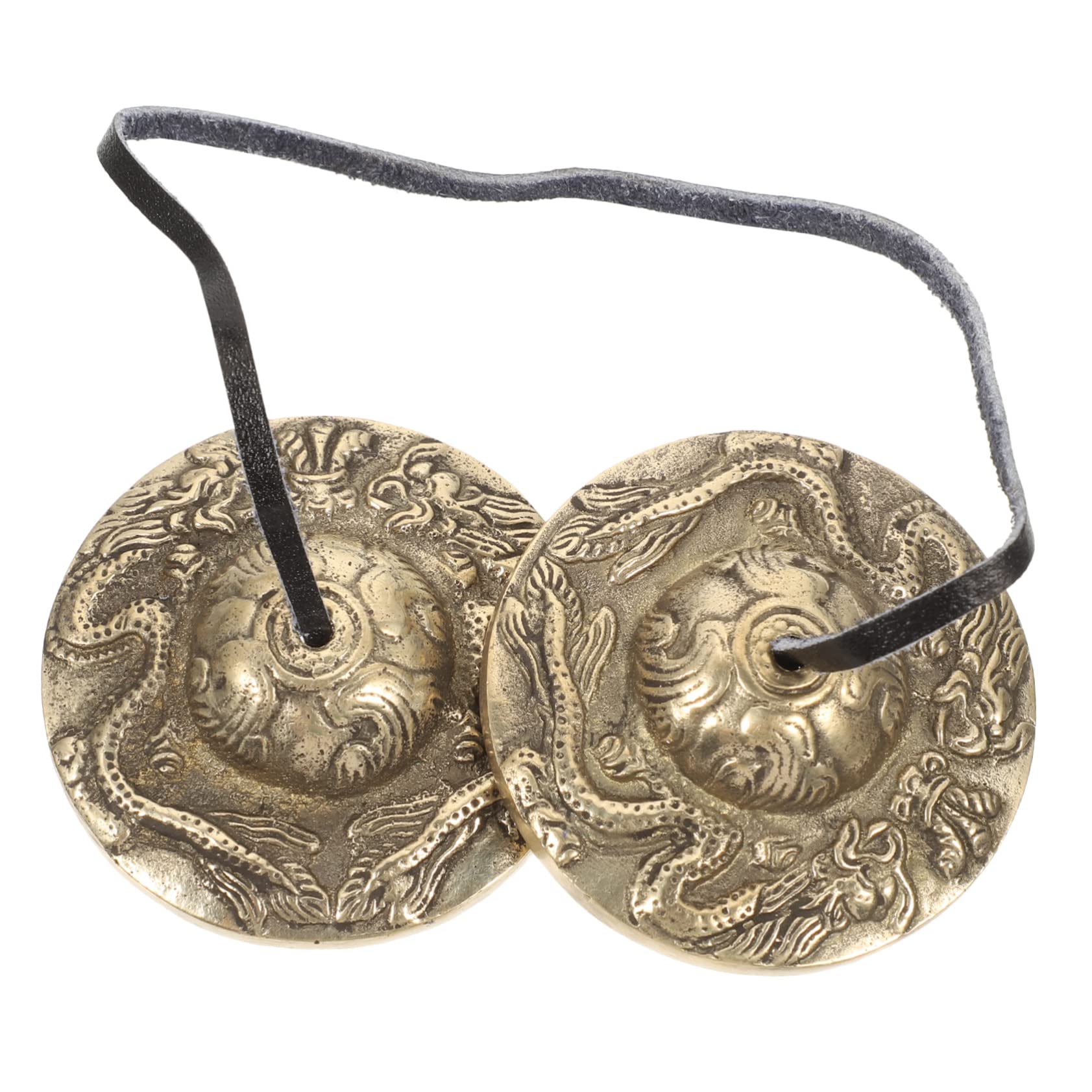 ifundom 2stücke Vintage Kupfer Tingsha Glocken Handgefertigte Meditationsglocke Aus Hochwertigem Kupfer Geeignet Für Yoga Meditation Und Zeremonien Mit Klarem Und Langlebigem Design