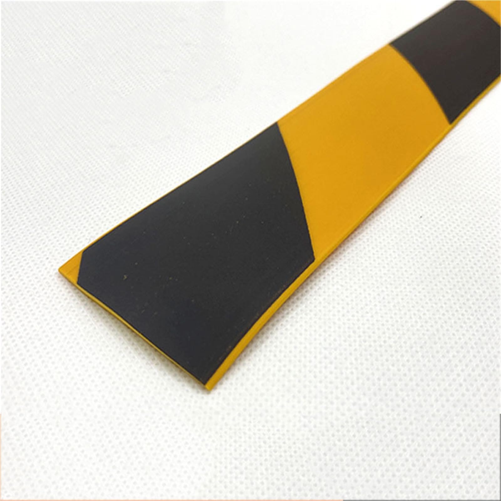 Frzxbkw Black Yellow 10Ft/300Cm Floor Transition Strip Floor Cover Strips Self Adhesive Flooring Transitions Laminate Floor Strip 2" Wide Vinyl Floor Flat Divider Strip(,5Cm)