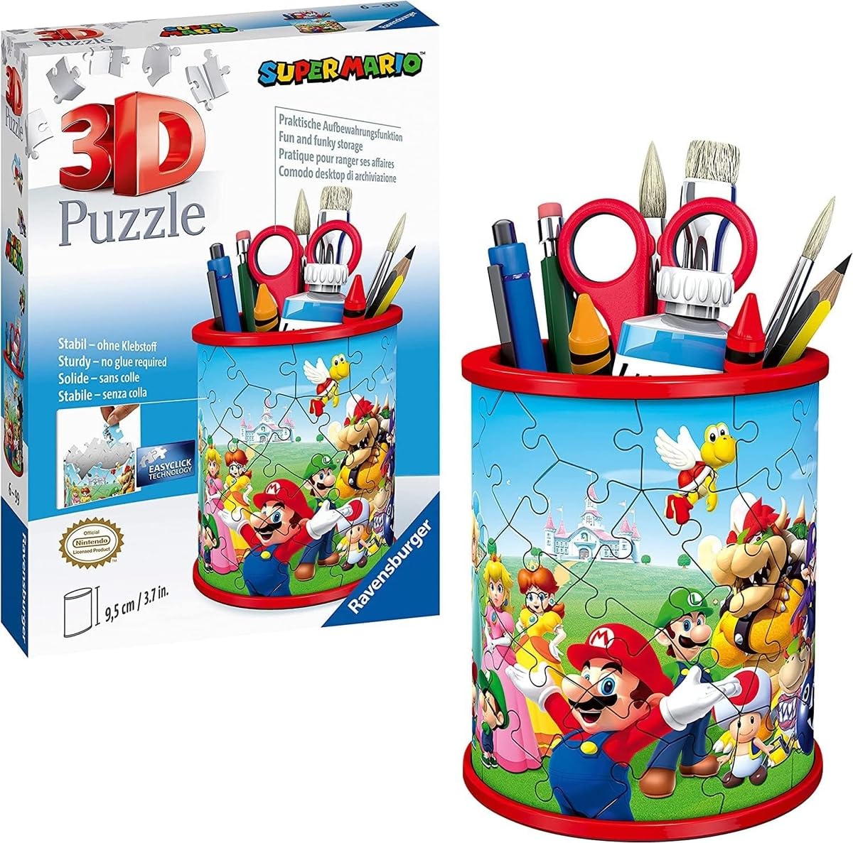 Amazon.com: Ravensburger - Super Mario Pencil Cup - 3D Jigsaw