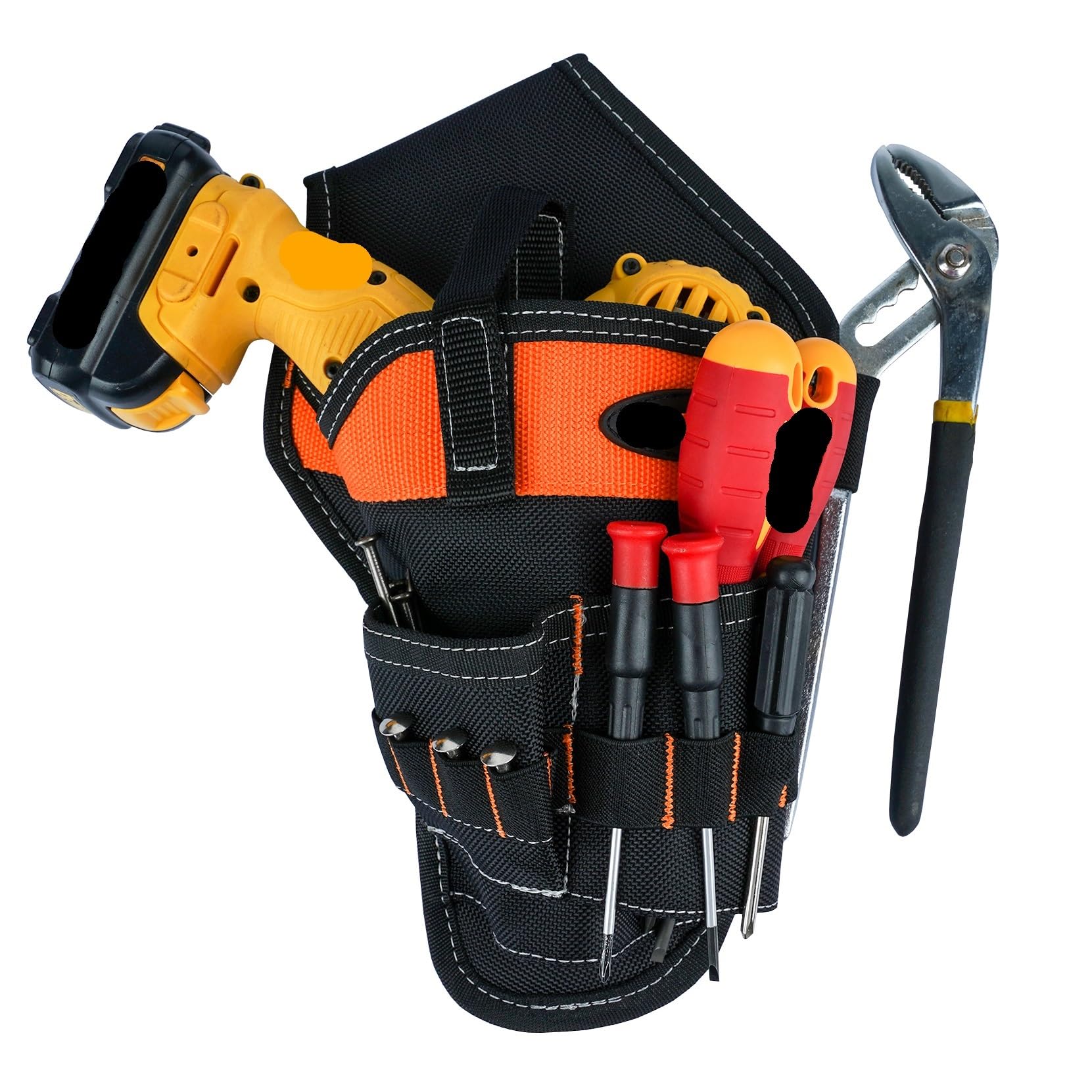 Holster Perceuse Étui de forage, sac à outils taille, ceinture électrique, pochette for et forets