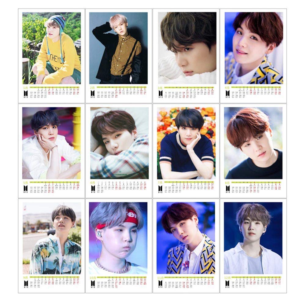 Nuofeng - Kpop BTS Bangtan Boys Love Yourself 2020 Official Photo Desk Calendar for A.R.M.Y Fans(H07)