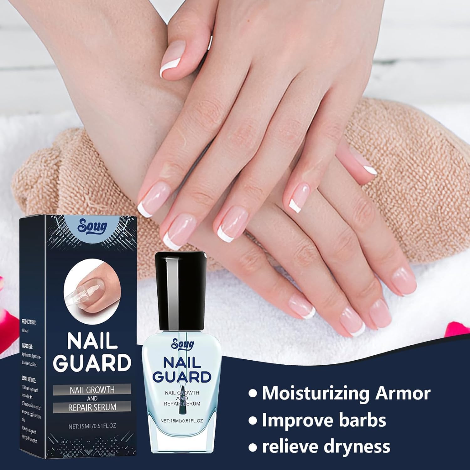 Onyxoguard Nail Growth And Repair Serum, Onyxoguard Serum, Nail Growth and Strengthener Essence for Thin Nails And Growth, Nail Growth Serum (2PCS)