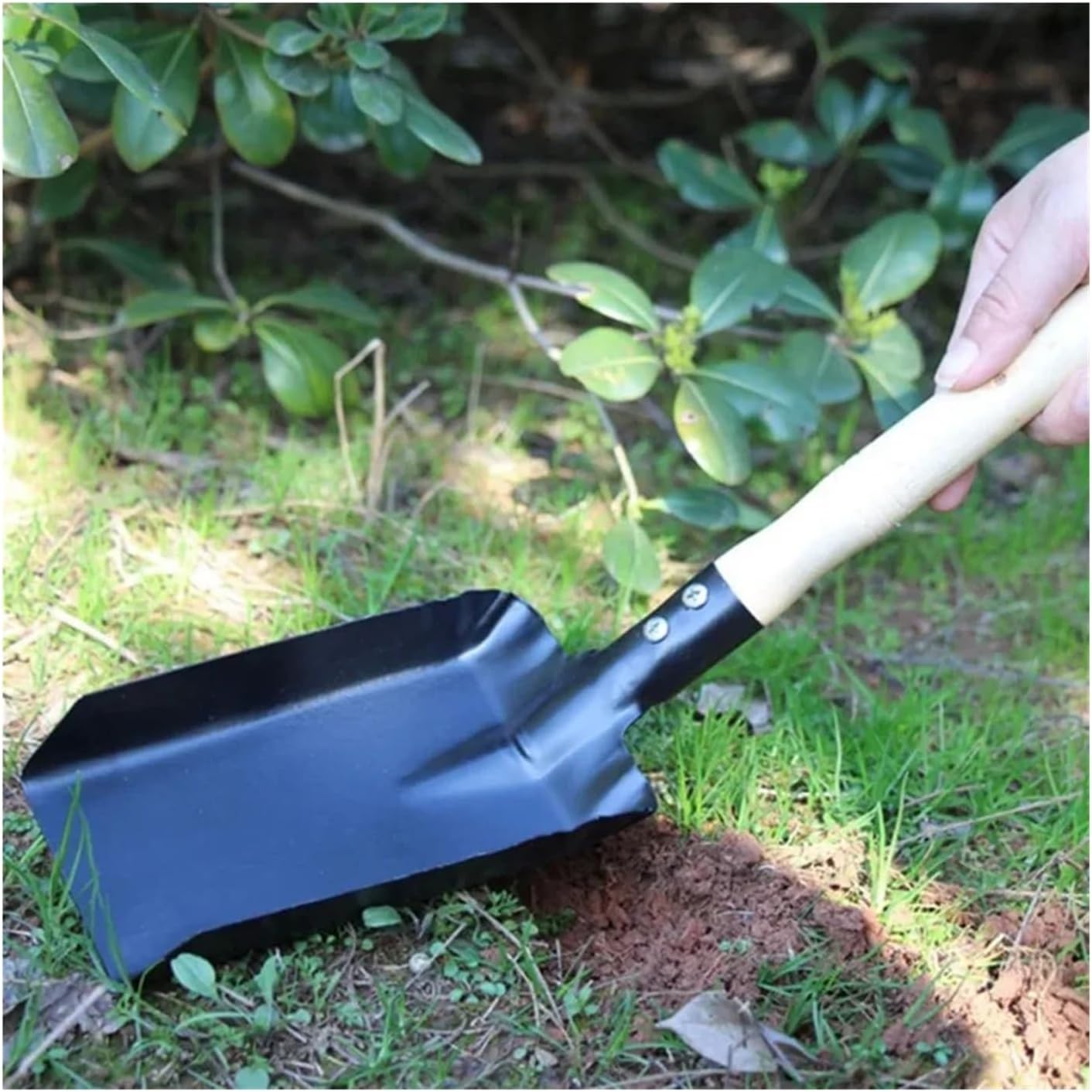 Compatible for 1pc Chimney Shovel Fireplace Tools Steel Dustpan Ash Cleaning Tool Wood Burner Accessories(Large)