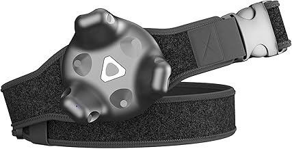 Skywin VR Tracker Belt for HTC Vive System Tracker Puck - Adjustable Belt Strap for Waist and Full-Body Tracking in Virtual Reality