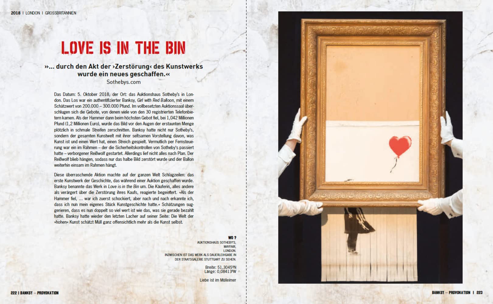 BANKSY PROVOKATION Street Art als politisches Statement: Überblick über Banksys Werke & Entwicklung als Künstler | Analysen berühmter Graffitis wie ... Alle Werke in einem Buch (Midas Collection)