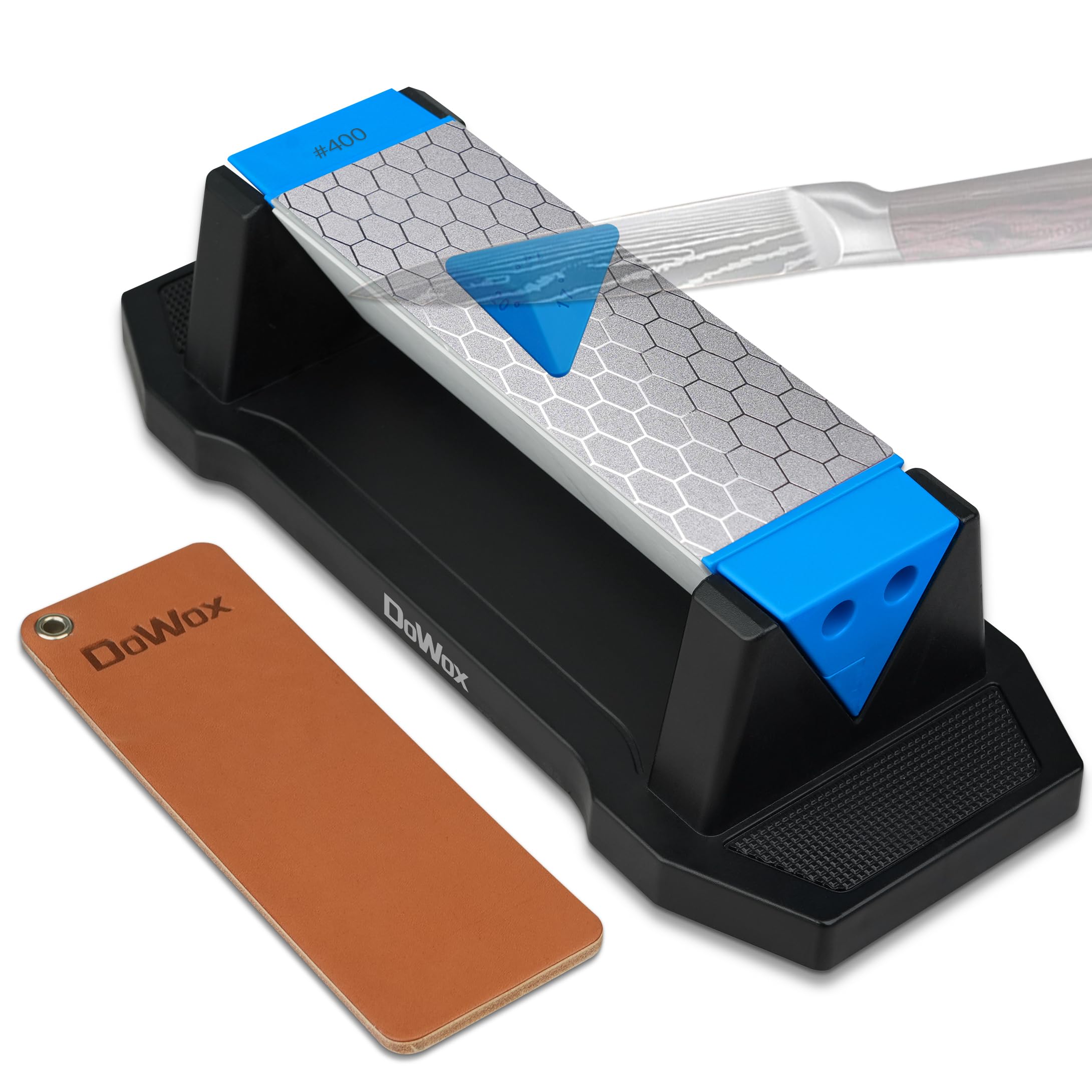 DOWOX 3-Sided Diamond & Ceramic Sharpening Stone Kit