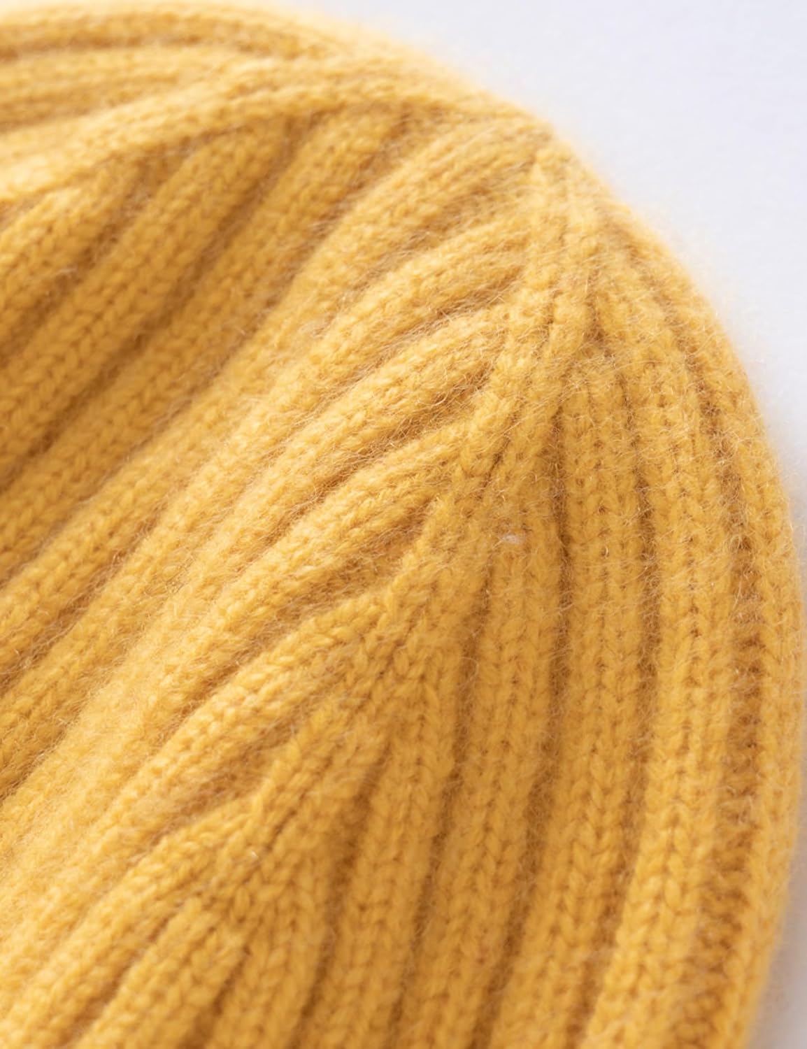 Kids Cashmere Knit Skull Beanies Hats, Winter Warm Breathable Cuffed Watch Cap for Boys and Girls Ski Toque PS376