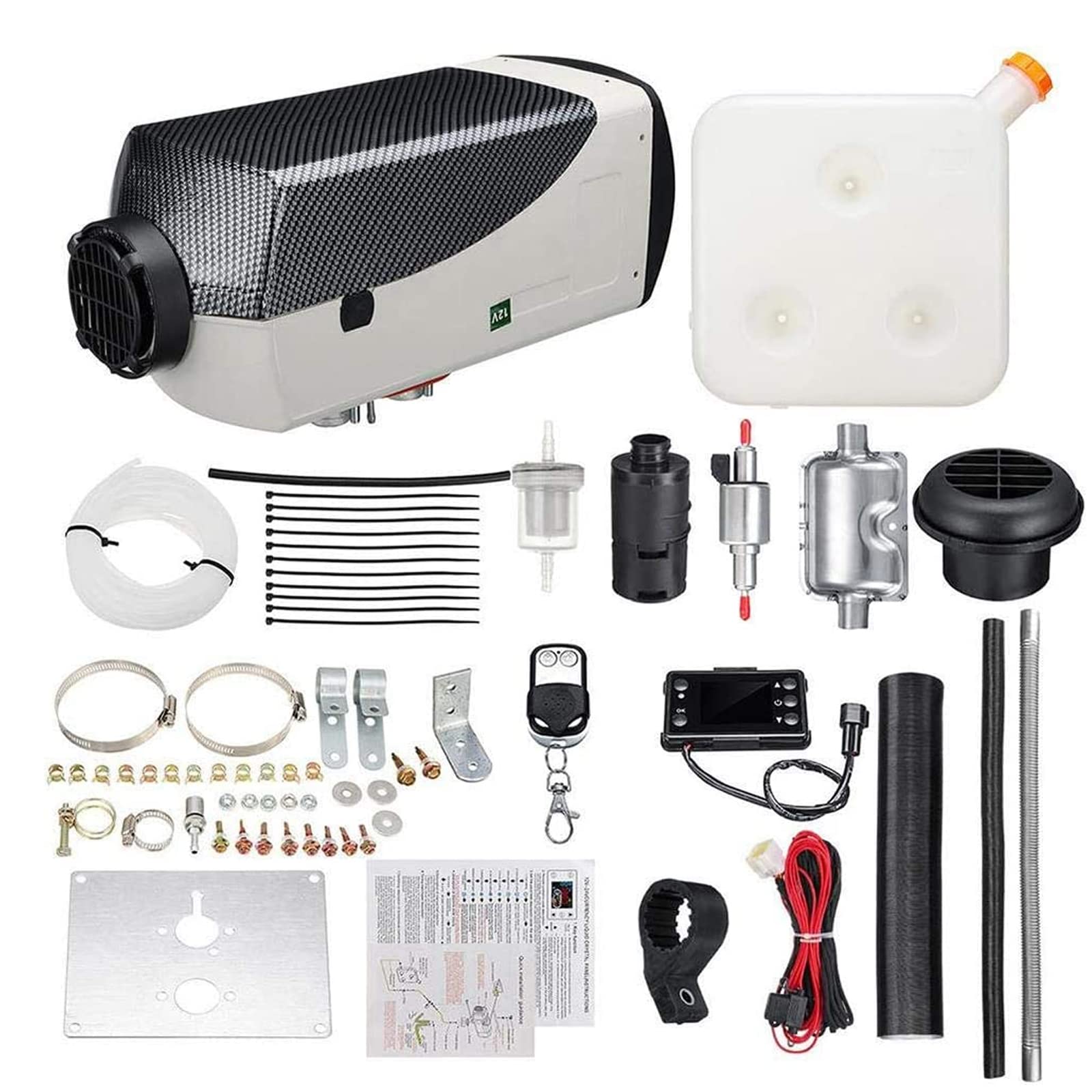 Amazon.co.jp: Yakuin 5KW 24V 軽油 エアヒーターキットFFヒーター車用