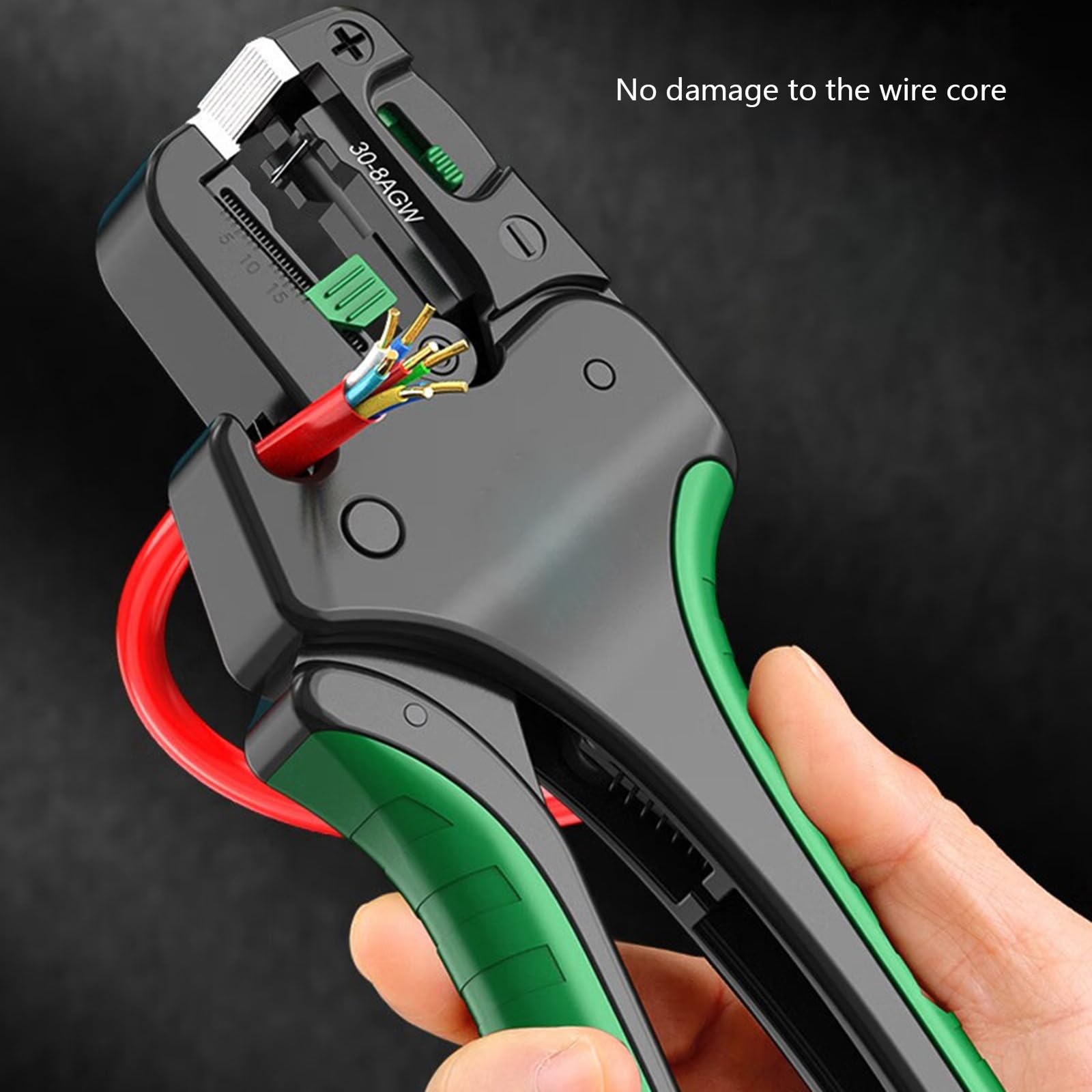 Alicates automáticos para pelar cables, multifuncionales, alicates de corte rápido de alambre, alicates de electricista con mango ergonómico