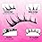 Veleasha Magnetic Eyelashes Magnetic Lashes with Applicator Manga Lashes Natural Look Reusable No Glue Easy to Apply & Remove Spiky False Eyelashes Lash Wispy (chic pro)