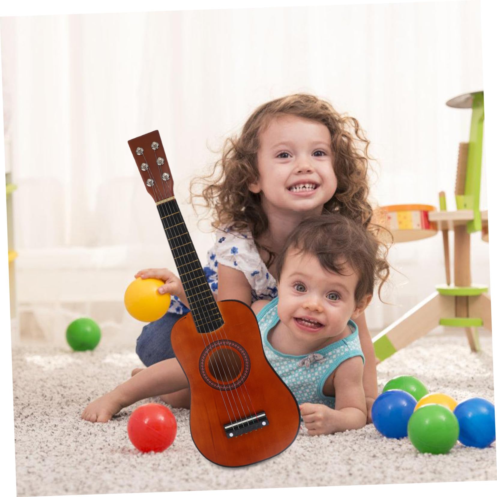 Guitarra de Juguete 23 Pulgadas de Madera para Niños Principiantes