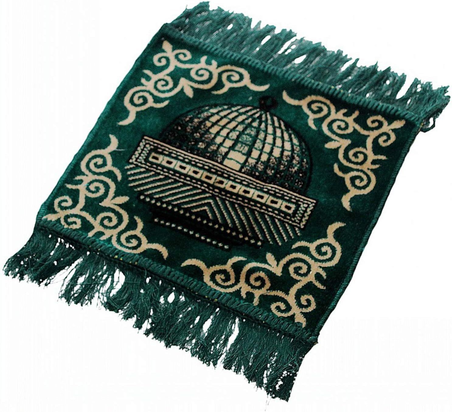 XINNI Portable Islamic Muslim Salah Pocket Prayer Rug Mat Carpet Soft Thick Mini