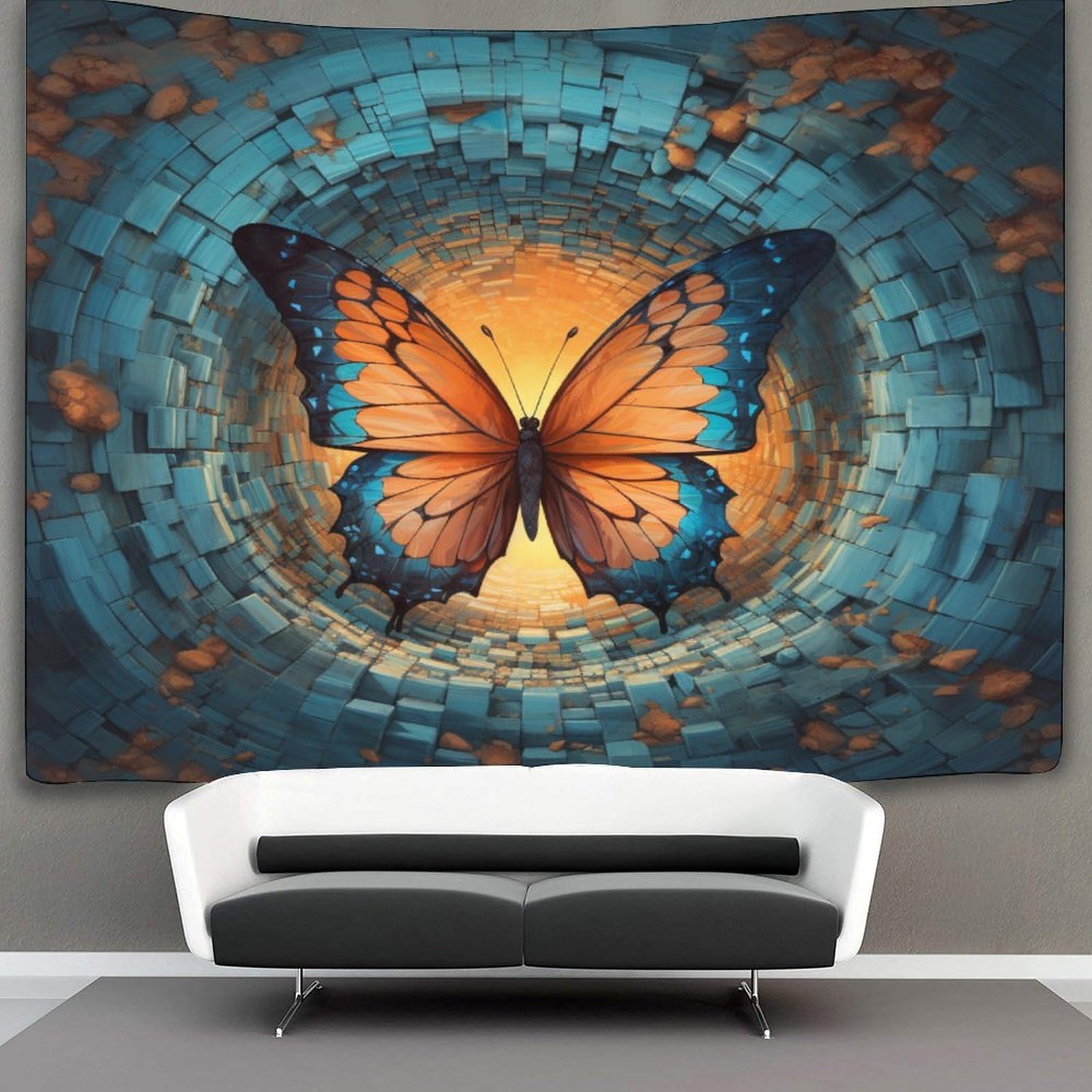 kaiyun Tapestry Wall Hanging Butterfly Art for Bedroom Living Room Dorm Decor 180cmx230cm