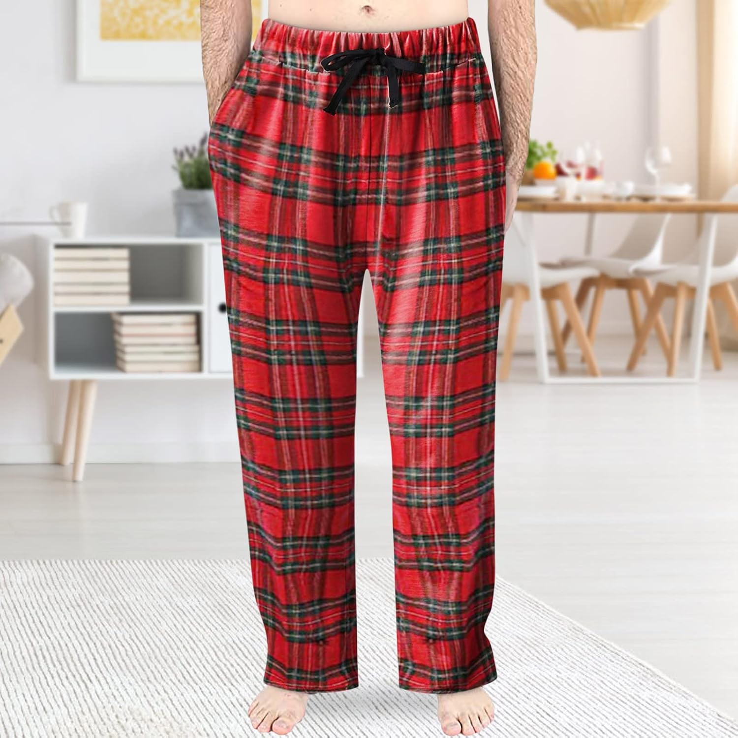 Men Hot Topic Plaid Pants Mens Tartan Plaid Pants