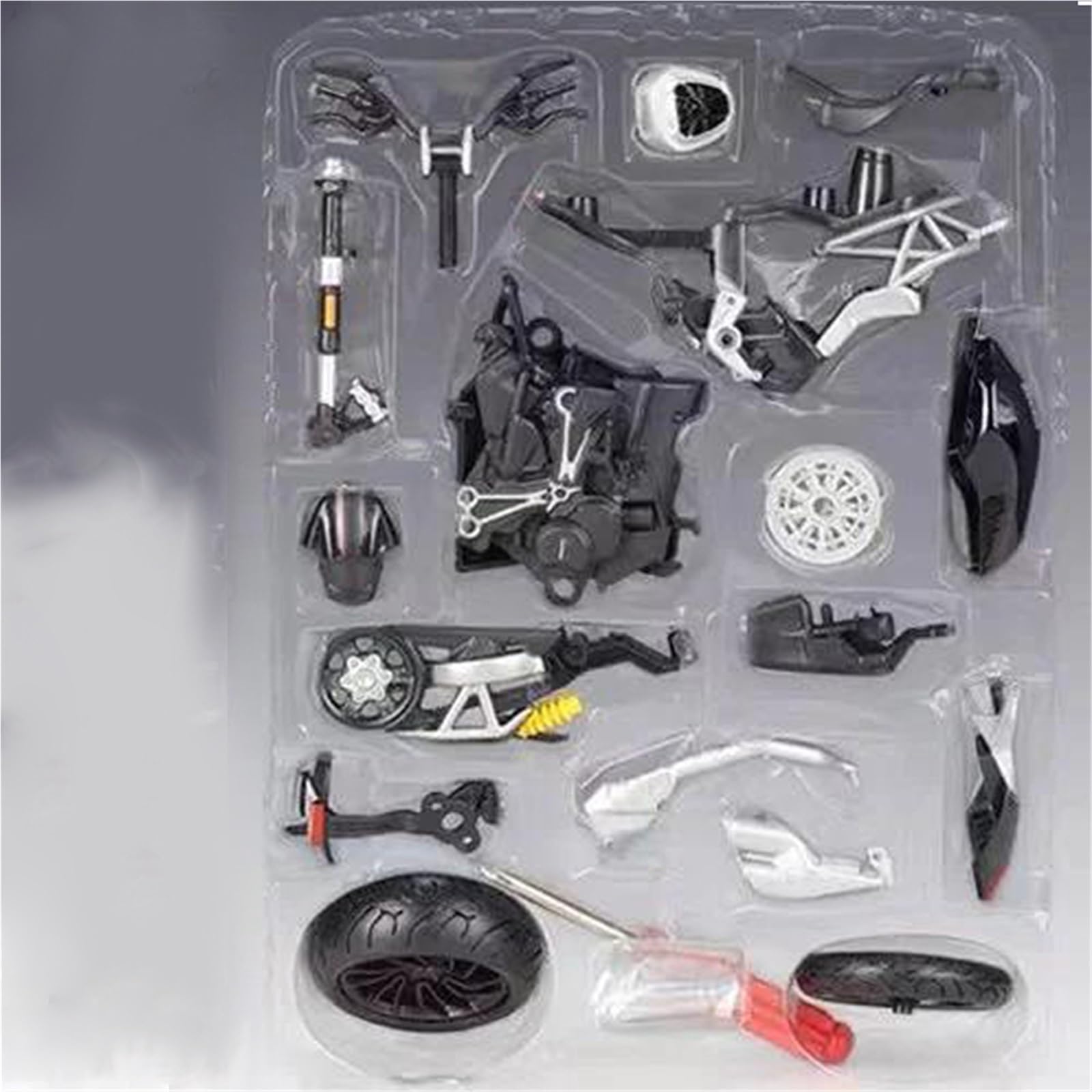 Modelo a Escala de Moto Moto De Juguete En Miniatura 1:12 para Ducati X Diavel S, Versión para Ensamblar, Modelo Motocicleta Aleación, Metal Fundido A Presión, Regalo