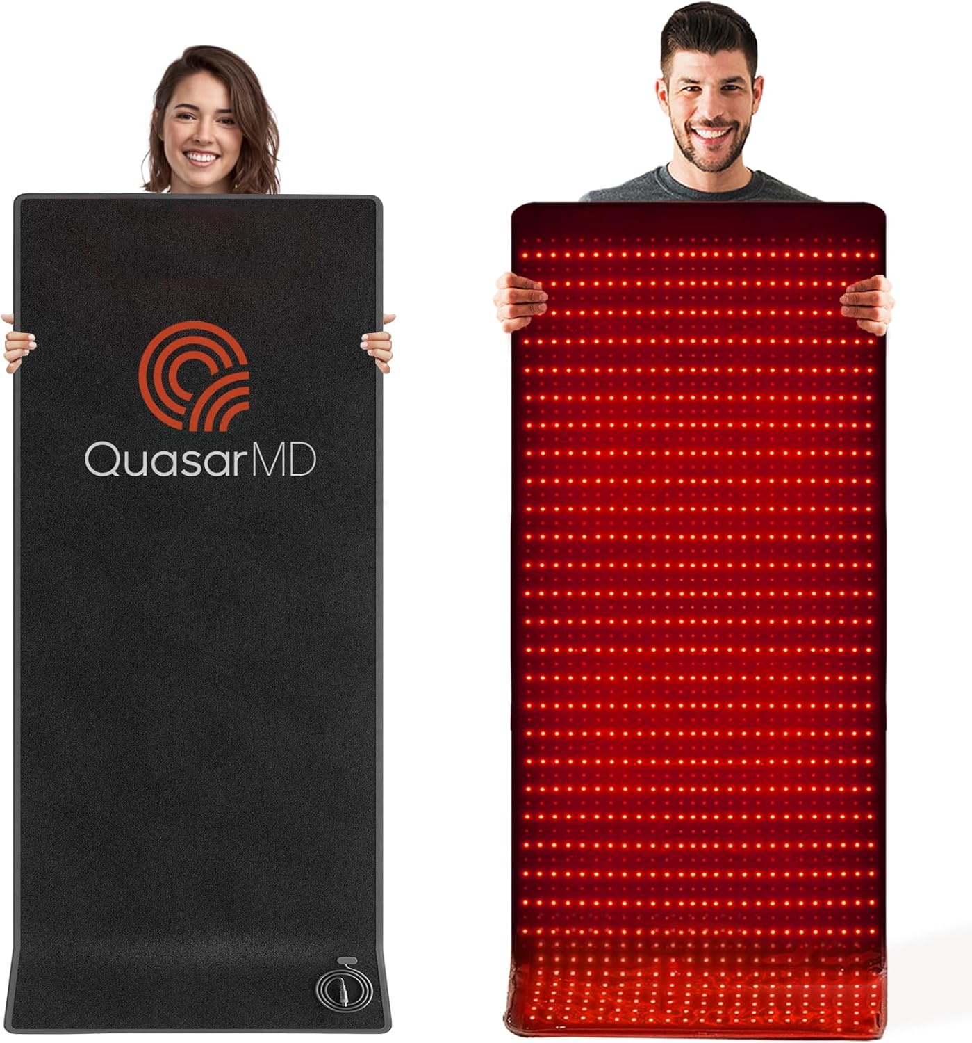 QuasarMD Infrared Red Light Therapy Mat- 1440 pcs Professional SMD LED Chips - 660nm & 850nm Wavelengths, Pain Relief, Enhances Recovery, Whole Body Care, Sleep Improvement & Energy Boost