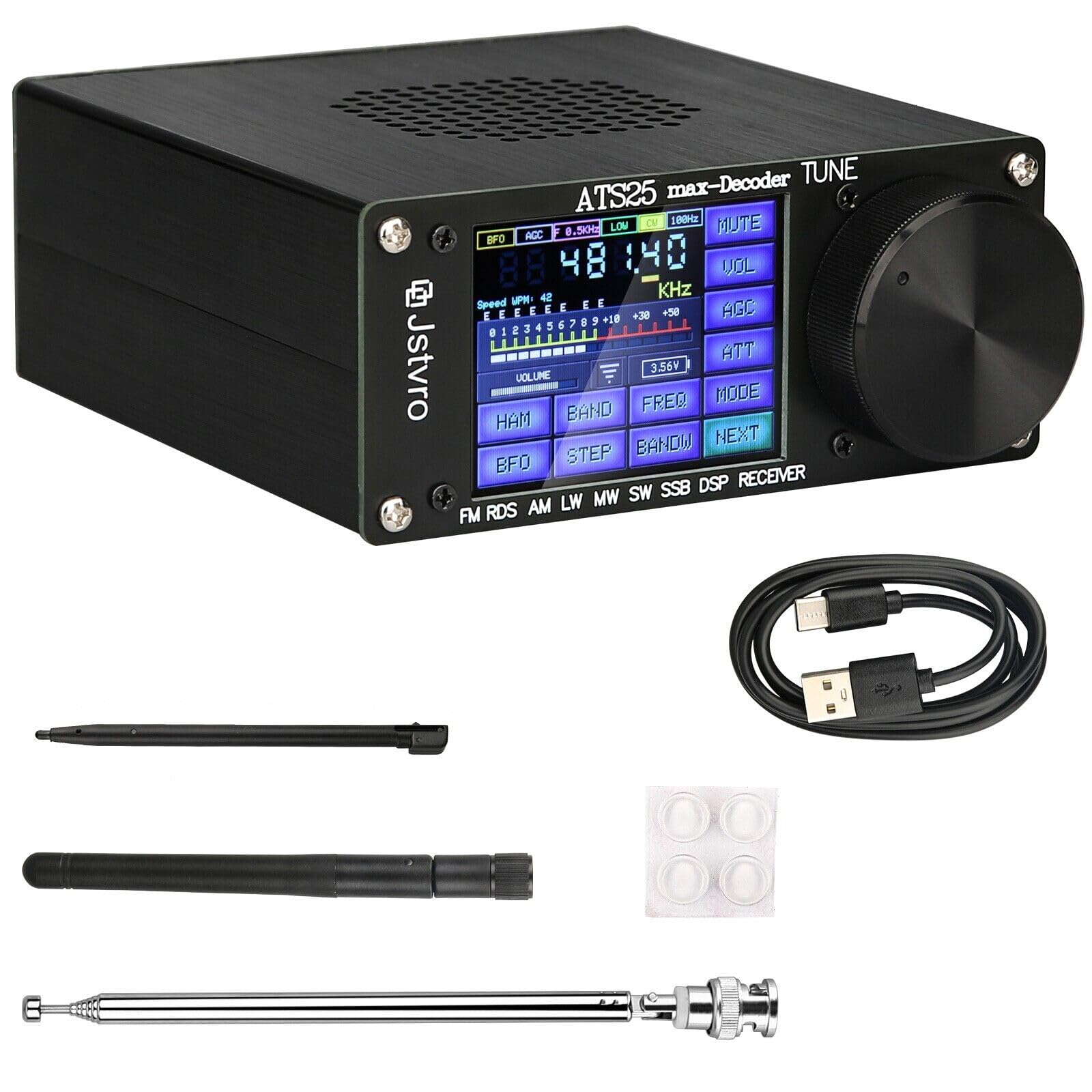 ATS-25max-Decoder II DSP受信機 Amazon | ATS-25max-Decoder Si4732 フルバンドラジオレシーバー DSP