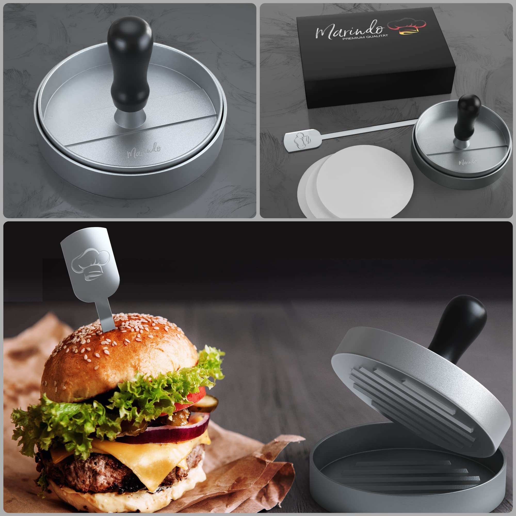 Aluminium Burgerpresse | Praktisches Küchenwerkzeug Aluminium Burgerpresse | Praktisches Küchenwerkzeug