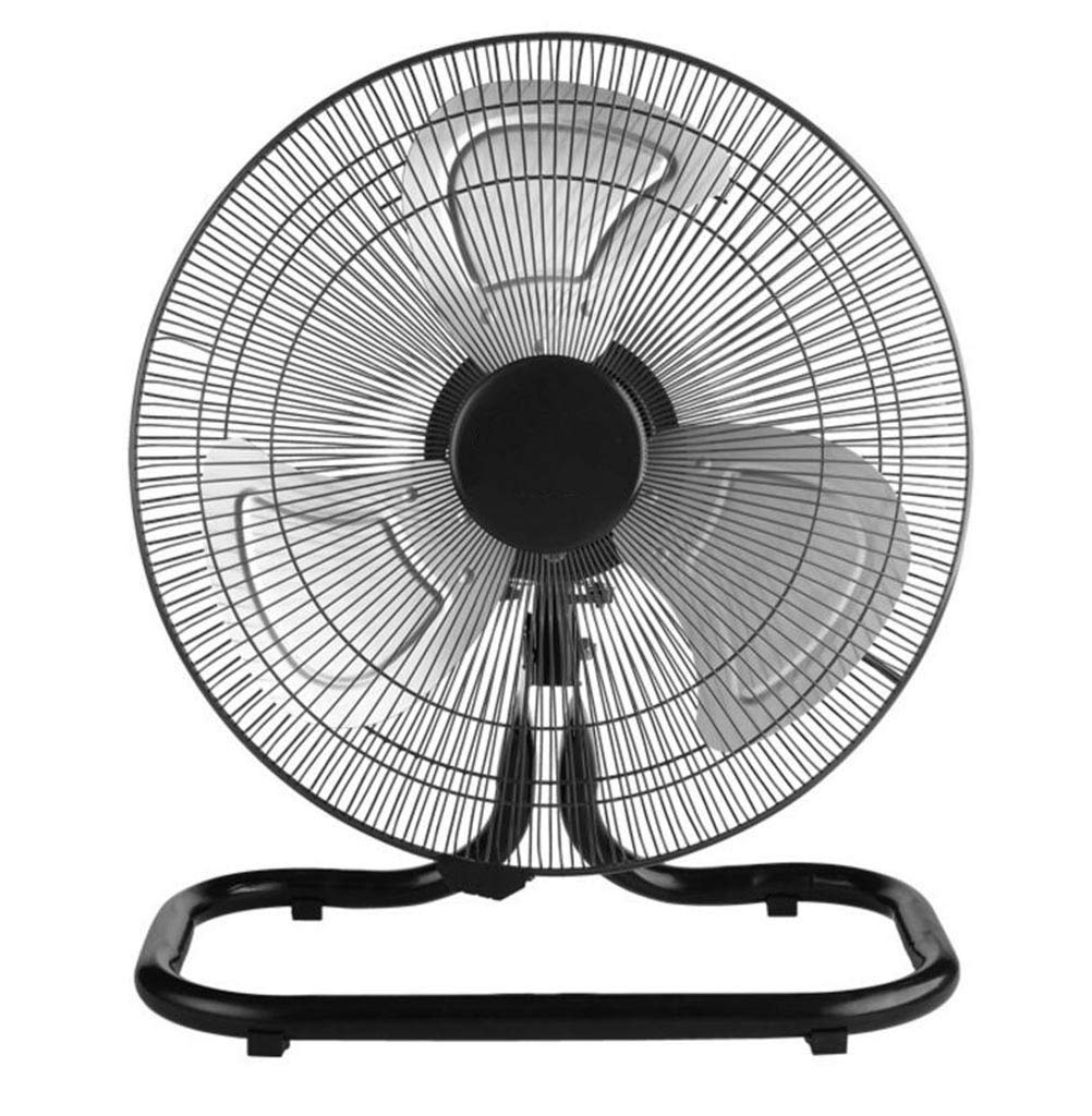 Ventilador de suelo industrial de alta velocidad, circulador de aire de cabeza ajustable para gimnasio, hogar y uso de fábrica
