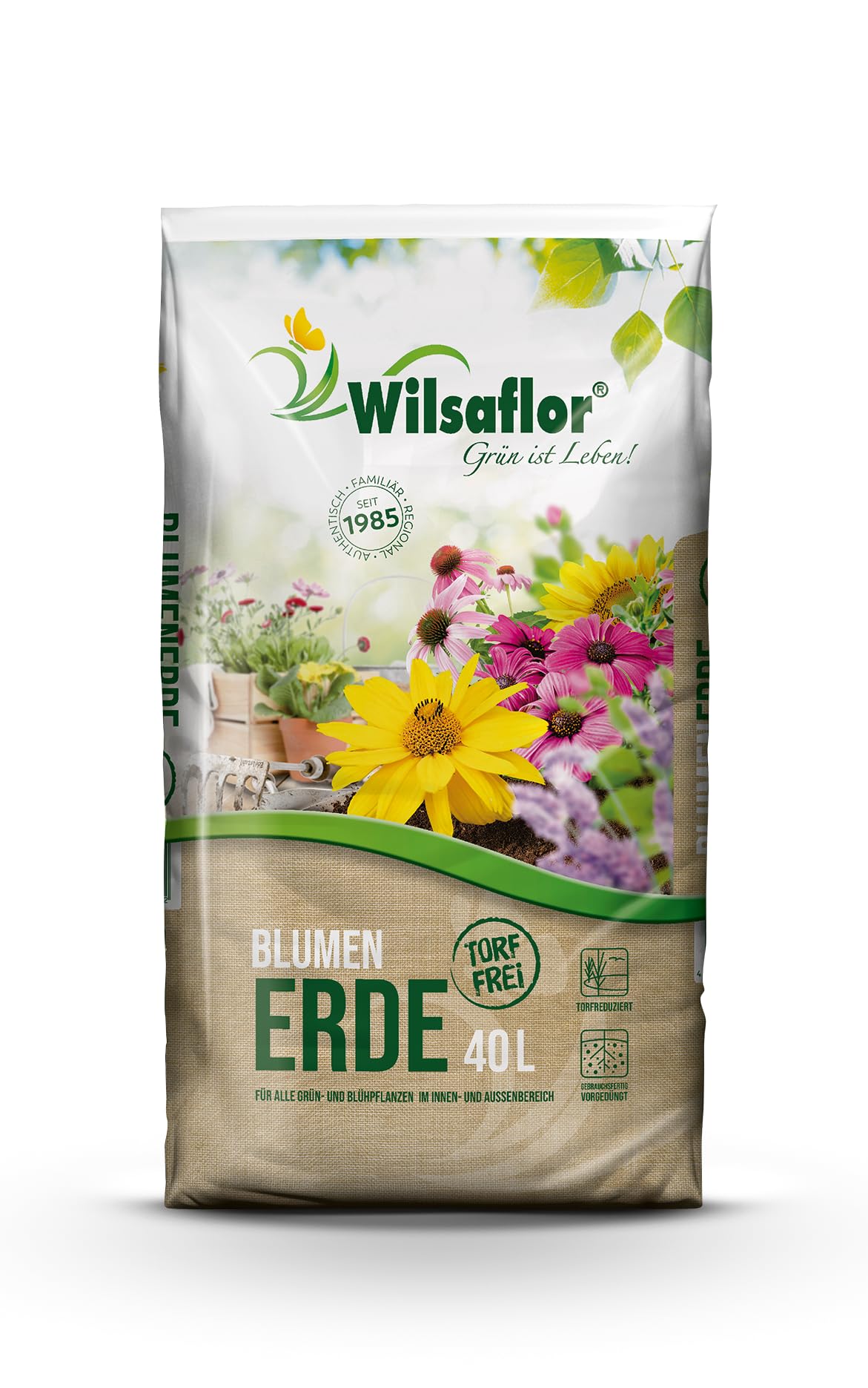 JSM - Wilsaflor® Torffreie Blumenerde 20 x 40 L auf Palette
