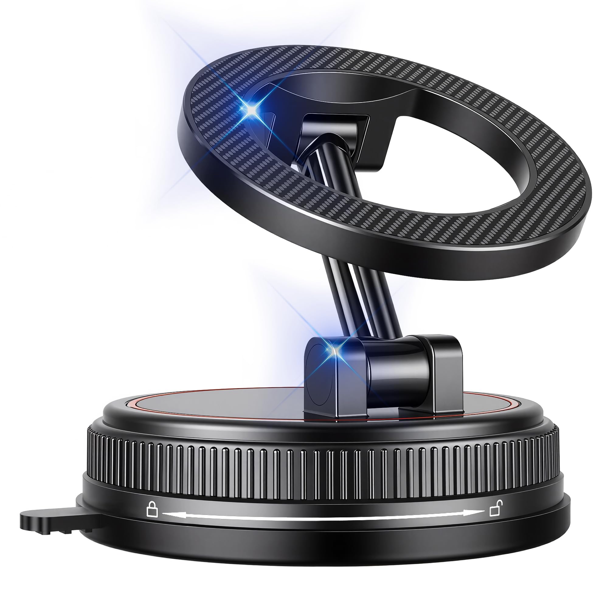 2026 Ultra Magnetic Phone Holder for Car 360 Adjustable Car Phone Mount for Magsafe Suction Cup Phone Holders