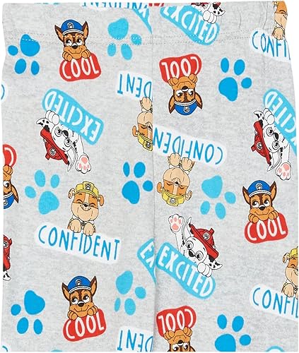 Miniatura 11 de Nickelodeon Paw Patrol - Conjunto de pijama de algodón ajustado de 6 piezas, suave y lindo para niños