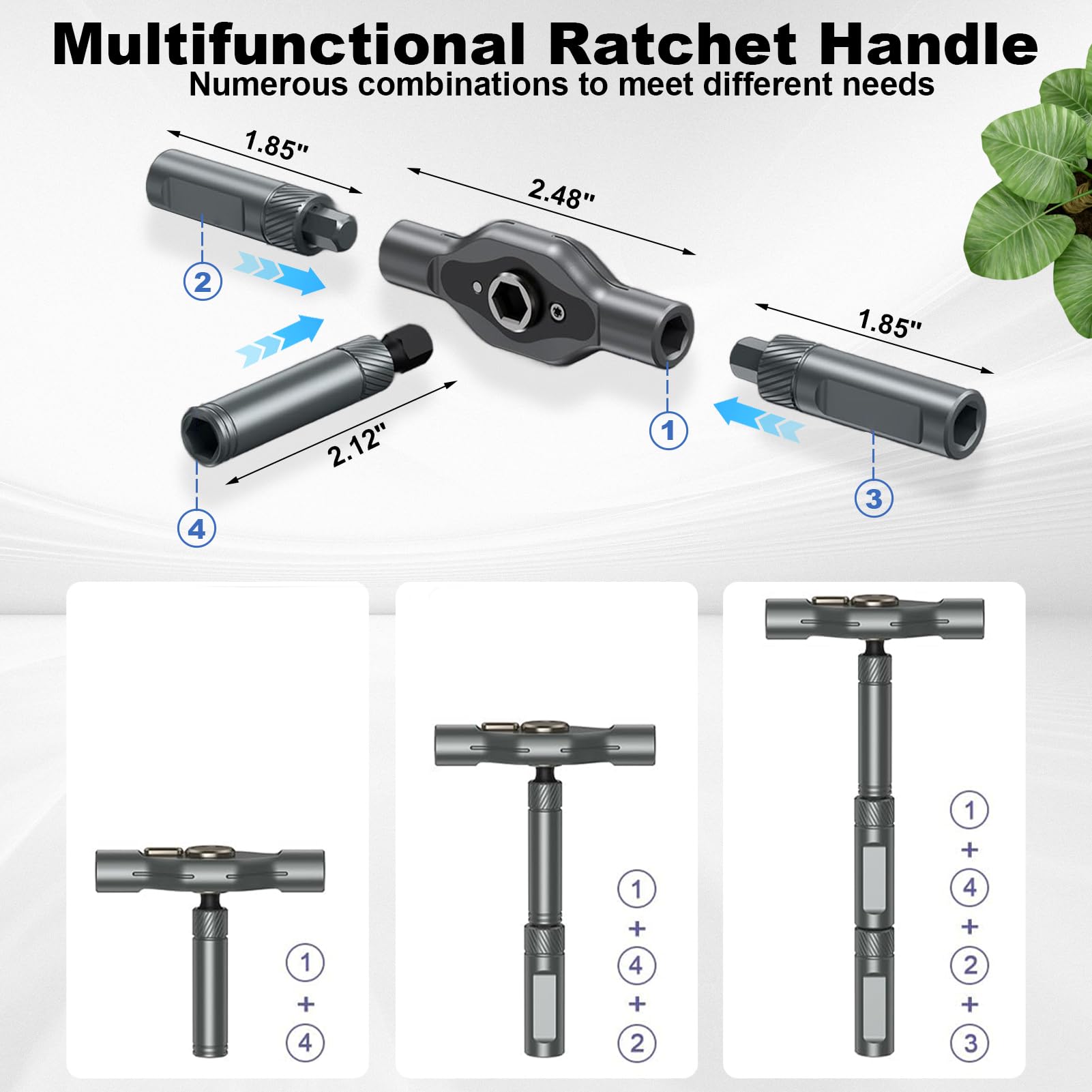 24in1 Multifunction Ratchet Screwdriver Set Combination Wrench Magnetic Bits Repair Tool Kit PC Bicycle Repair Hand Tool Home - 1420