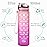 Enerbone Water Bottle, Leakproof BPA & Toxic Free, Motivational Water Bottle with Times to Drink and Straw, Fitness Sports Water Bottle with Strap for Office, Gym, Outdoor Sports