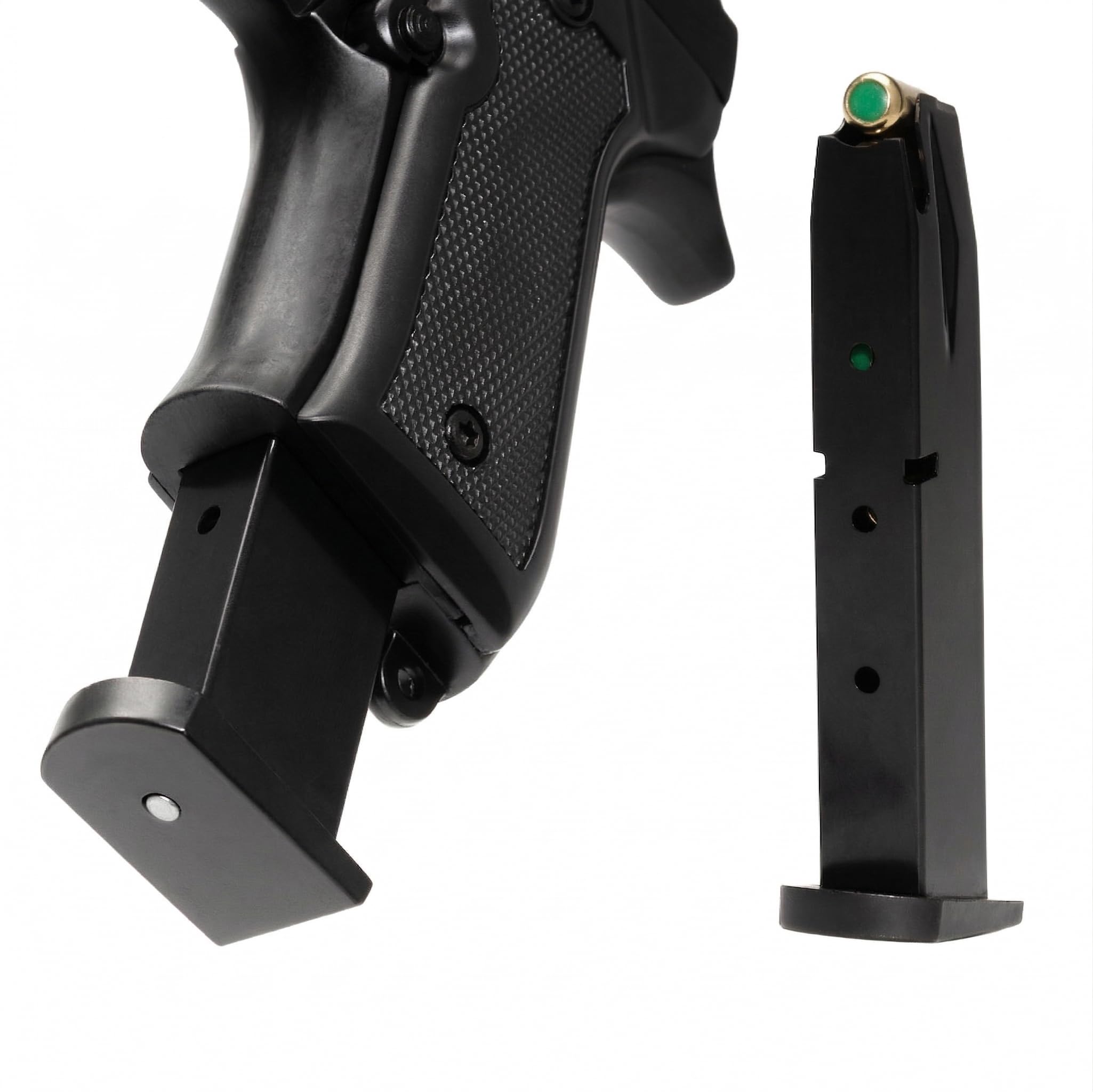 Pistola a salve M92F full metal replica beretta, cal. 8mm, semiautomatica scarrellante, caricatore 18 colpi, valigetta inclusa, made in Italy, 220mm 1100g