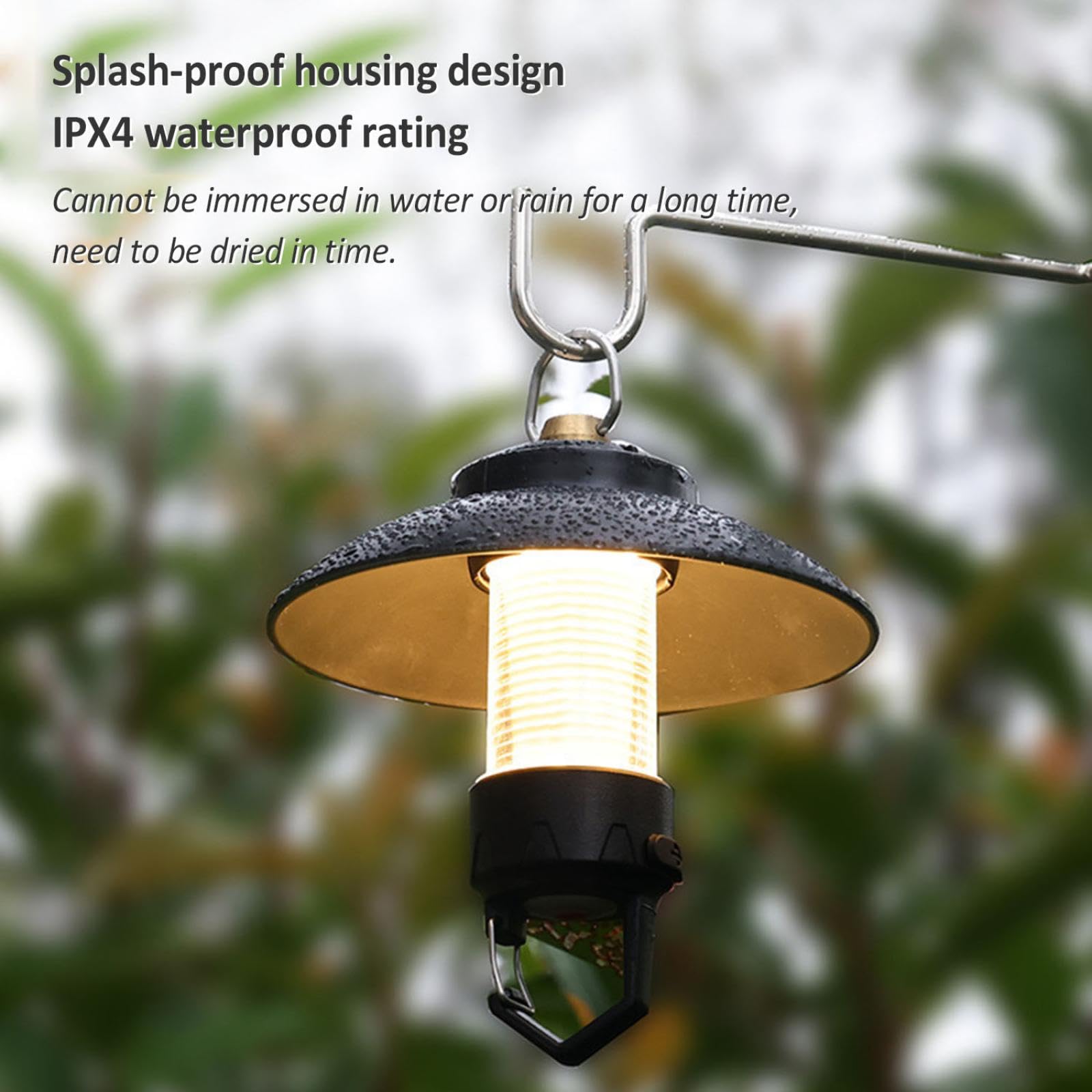 Przenośna lampa kempingowa LED na zewnątrz latarnia podróżna USB Charing lampa namiotowa wodoodporna lampa awaryjna magnetyczna lampa inspekcyjna samochodu