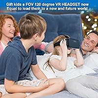 Vista 5 de VR Headsets for Phone Cell Phone Virtual Reality headsets 3D Glasses Helmets VR Goggles for TV Movies Video Games Compatible to iOS Android Support