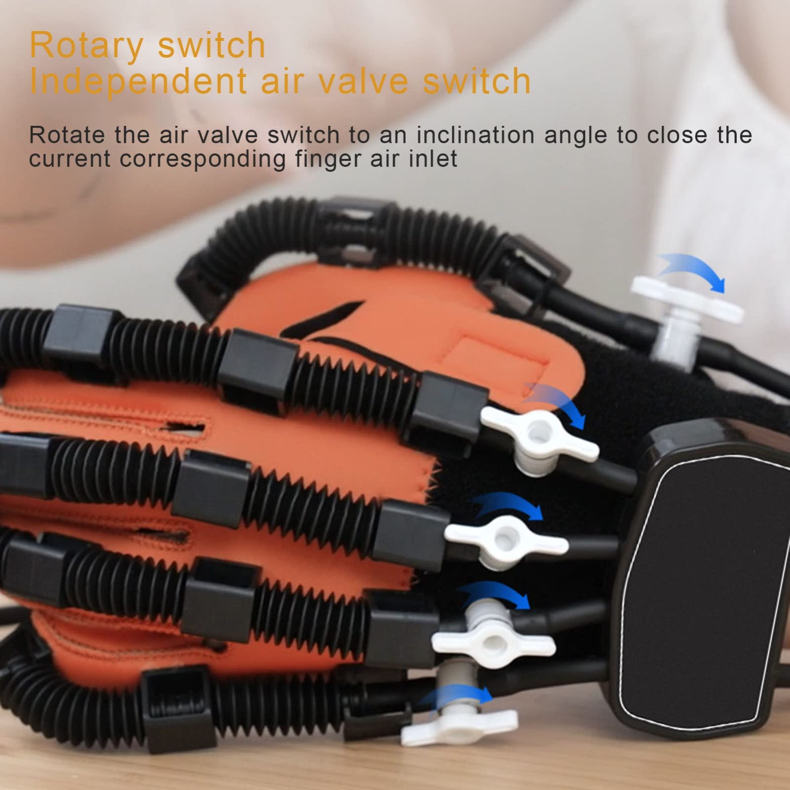 Férula de Mano/Guantes de Robot de rehabilitación/Entrenador de rehabilitación de flexión y extensión de Dedos, con Guantes espejados, para el deterioro Funcional de la recuperación del GOL