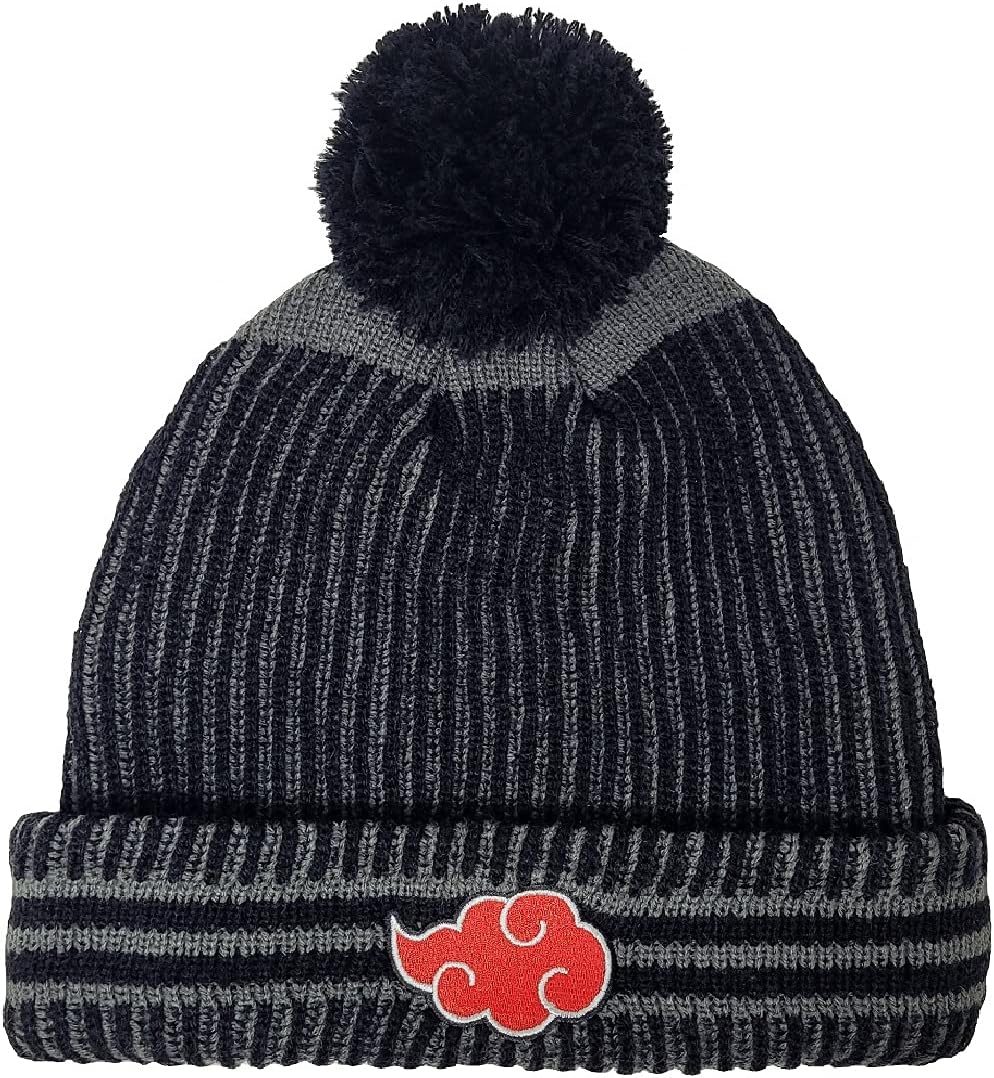 Naruto Shippuden Akatsuki Rib Stitch Beanie