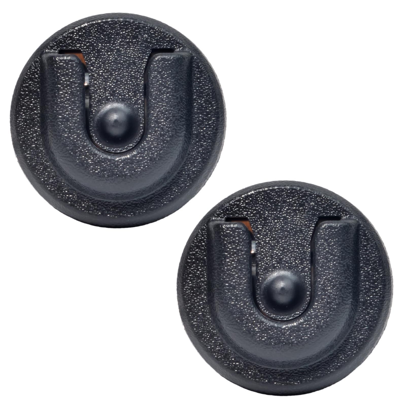 UAYESOK 2PCS Universal Ham CB Radio Microphone Hanger, Mobile Radio Speaker Mic Mount Holder Hang Up Clip with Adhesive Back