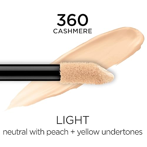 Miniatura 10 de L'Oreal Paris Makeup Infalible Full Wear Corrector mate impermeable, cobertura completa, tono de piel medio (Cashew), 0.33 fl oz