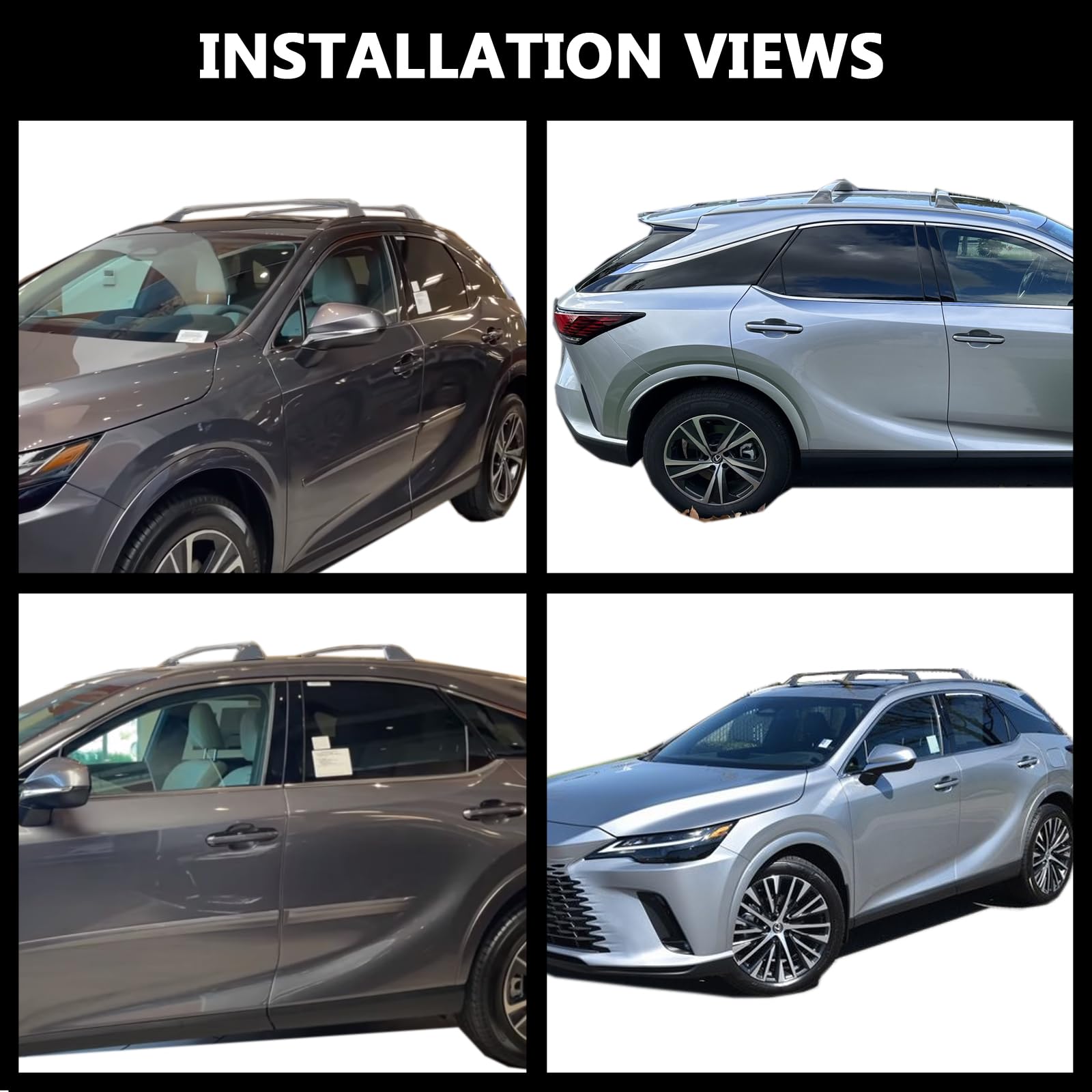 Amazon | ROKIOTOEX ルーフラッククロスバー 2023 2024 Lexus RX 350 