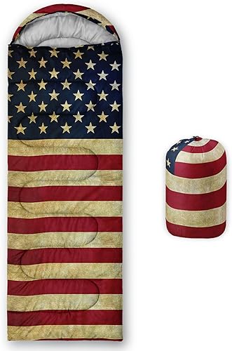 BSNTHO Saco de dormir para camping, 3 estaciones, clima cálido y fresco, ligero, saco de dormir impermeable para adultos y niños, viajes y al aire