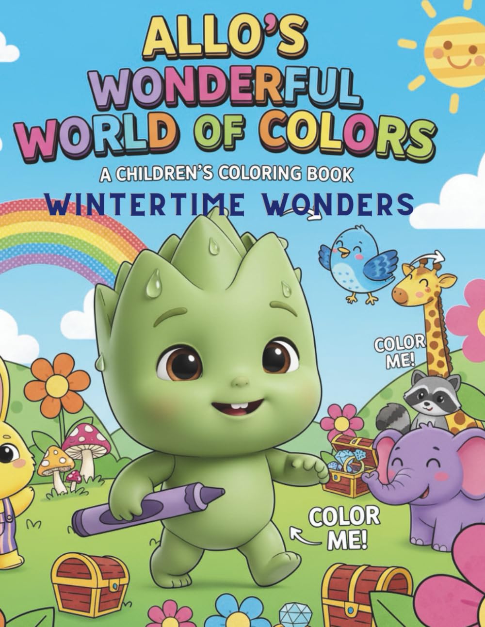 ALLOS WONDERFUL WORLD OF COLOR WINTERTIME WONDERS: Embrace the Chill with Vibrant Scenes and Sparkling Dreams ~ Unleash Your Creativity in a Snowy Wonderland